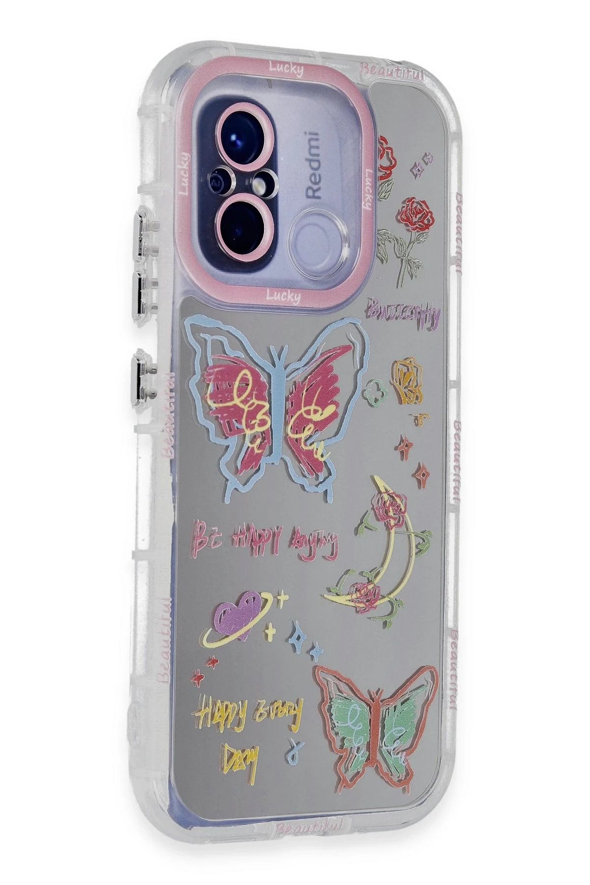NewFace Xiaomi Redmi 12C uyumlu Reflexion Desenli Kapak - Desen 8 BSTMY