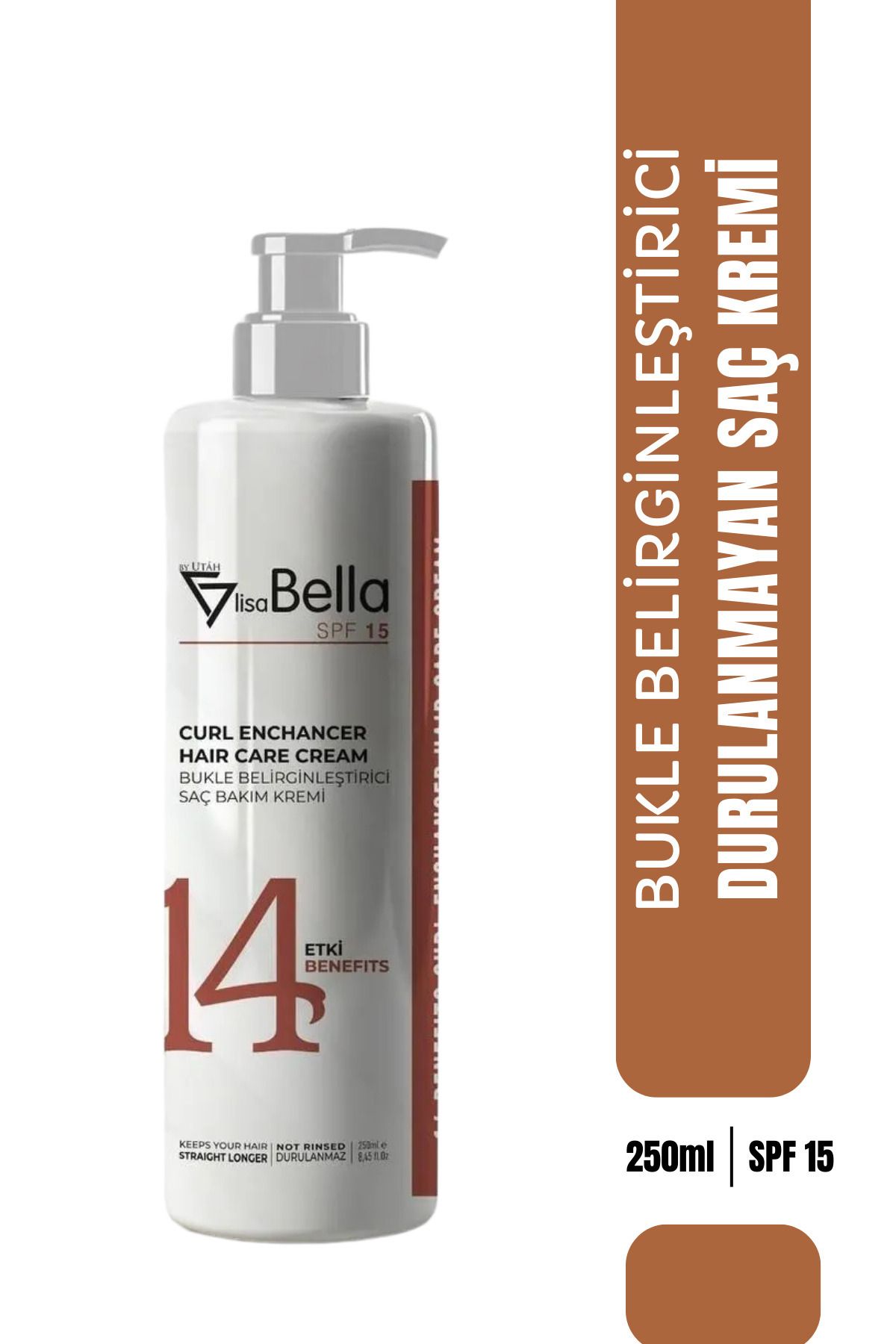 Bukle Belirginleştirici Durulanmayan Saç Bakım Kremi Curl Enchancer Haır Care Cream 250 ml