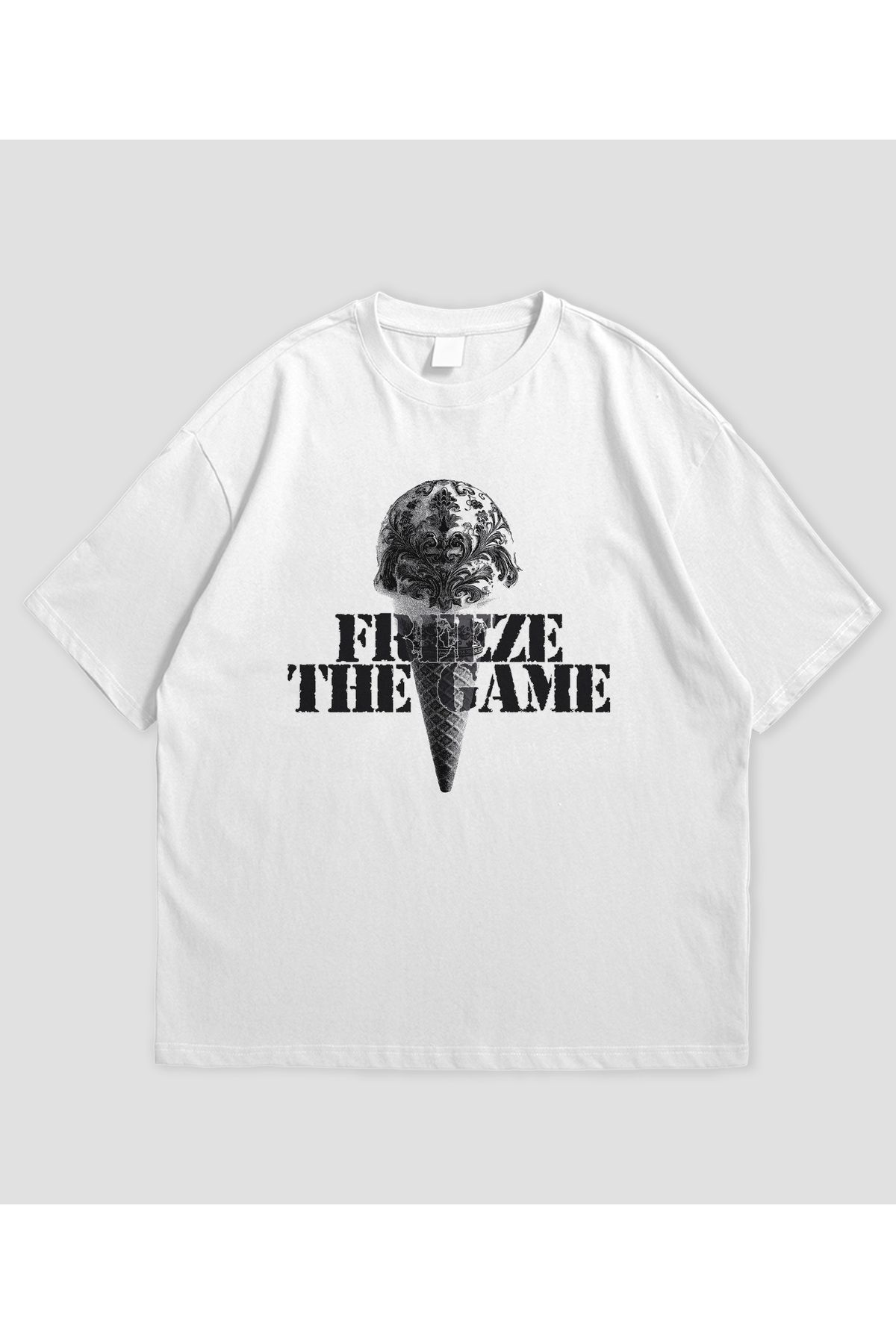 SVART WEAR FREEZE THE GAME Unisex Oversize T-shirt