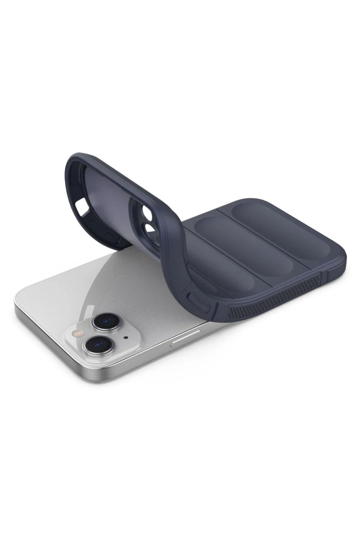 NewFace iPhone 16 Plus Kılıf Optimum Silikon - Lacivert BSTMY