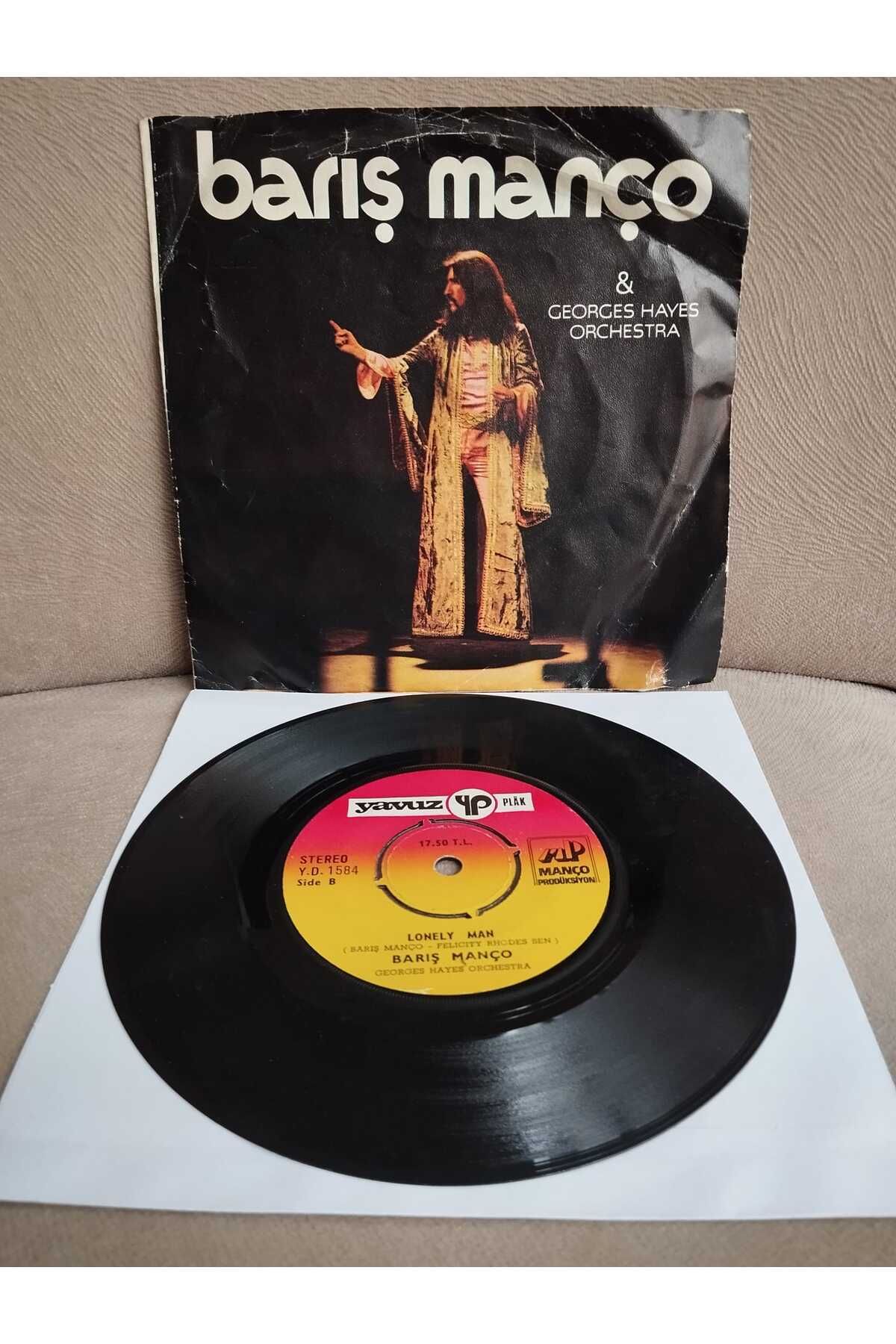 Plakperest Barış Manço & George Hayes Orchestra ‎– Nick The Chopper - 1977 Türkiye Basım 45 lik Plak-2.EL