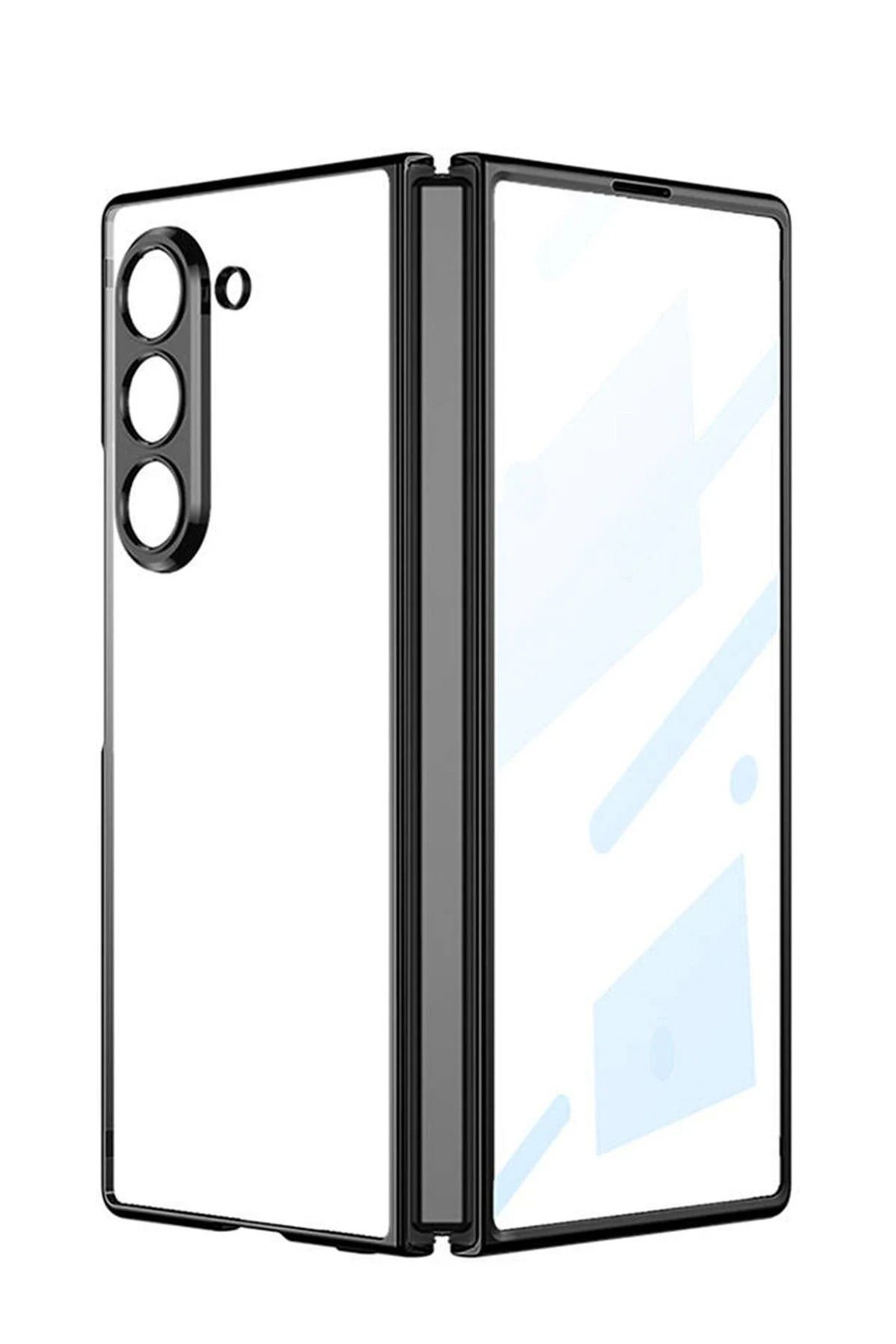 NewFace Samsung Galaxy Z Fold 6 Kılıf Fold Element Kapak - Siyah BSTMY