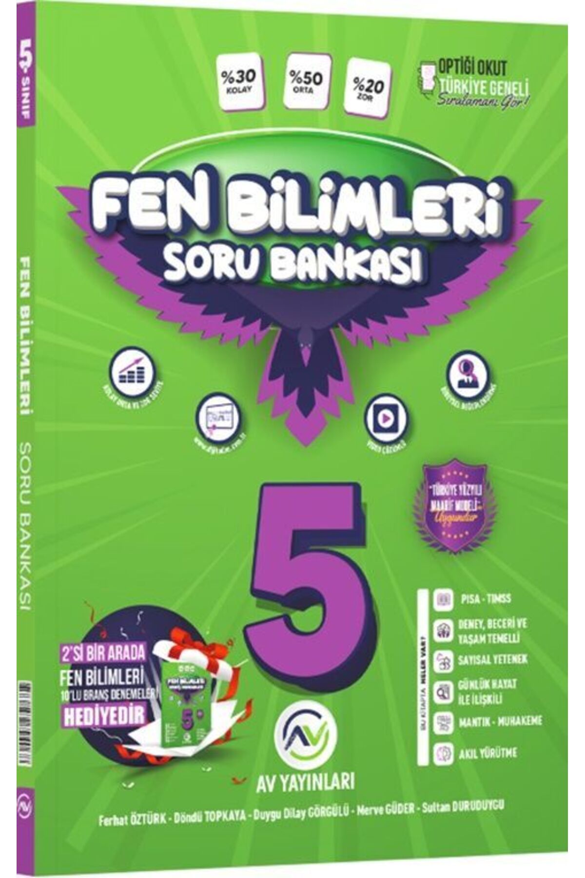 Bi bigelio Av Yayınları 5. Sınıf Fen Bilimleri Soru Bankası