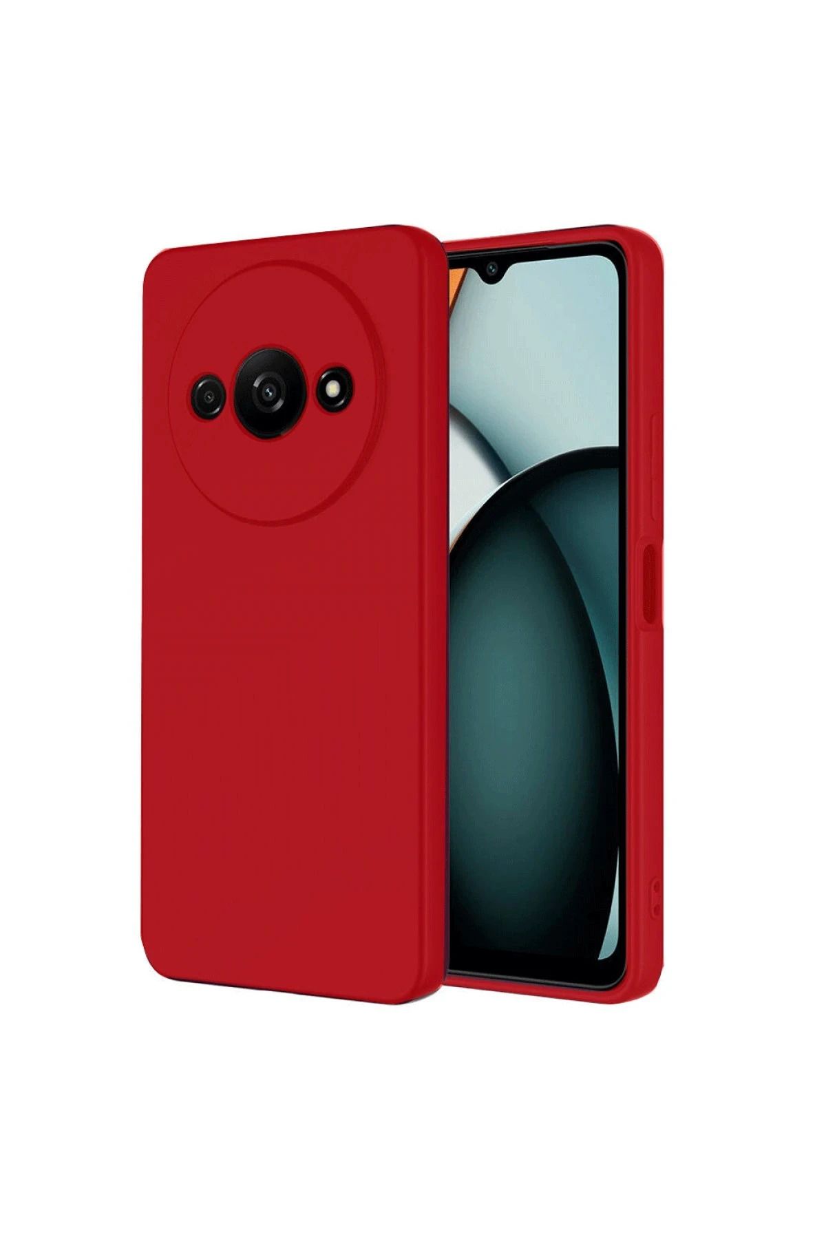 NewFace Realme C61 Kılıf First Silikon - Kırmızı BSTMY