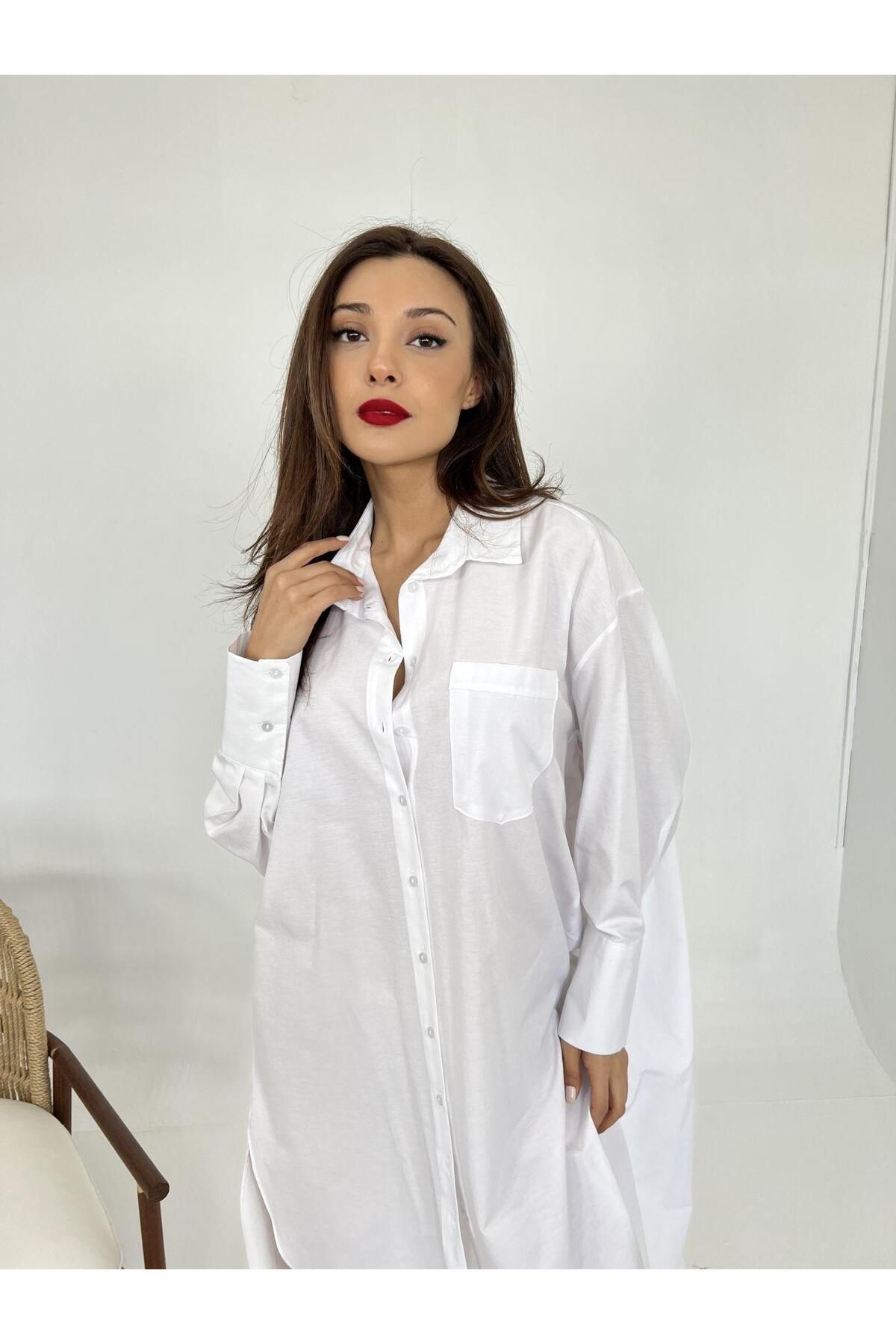 ARUZ MODA 5216 GÖMLEK-BEYAZ