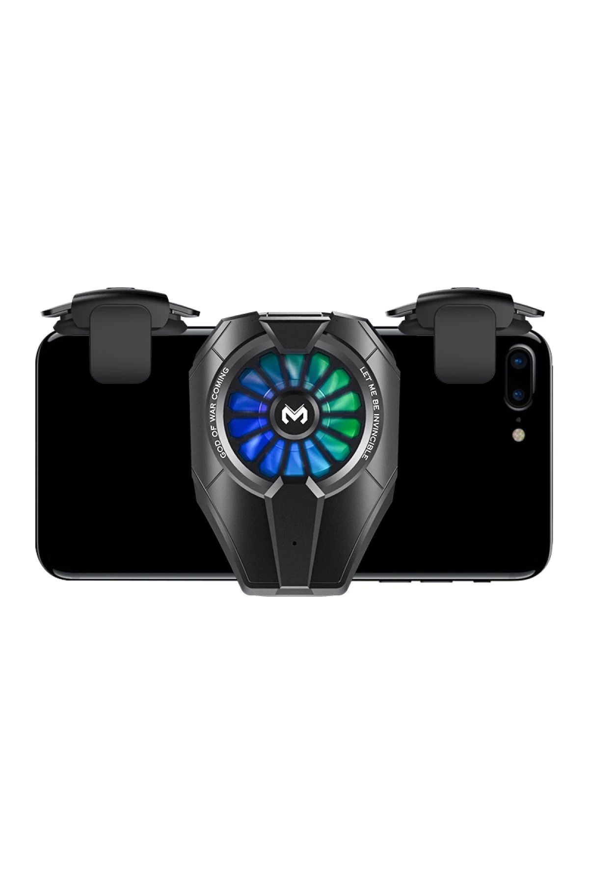 NewFace FS02 15W RGB Radyatör Telefon Soğutucu Fan - Siyah YKTSN