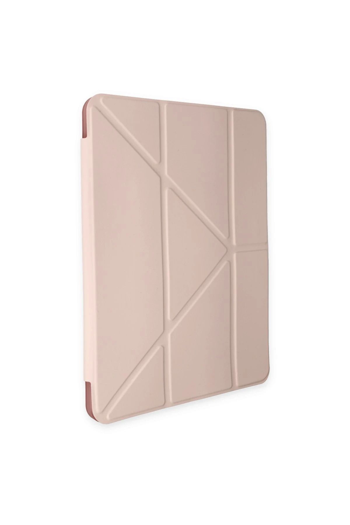 NewFace iPad Pro 11 (2024) Kılıf Kalemlikli Mars Tablet Kılıfı - Rose Gold BSTMY