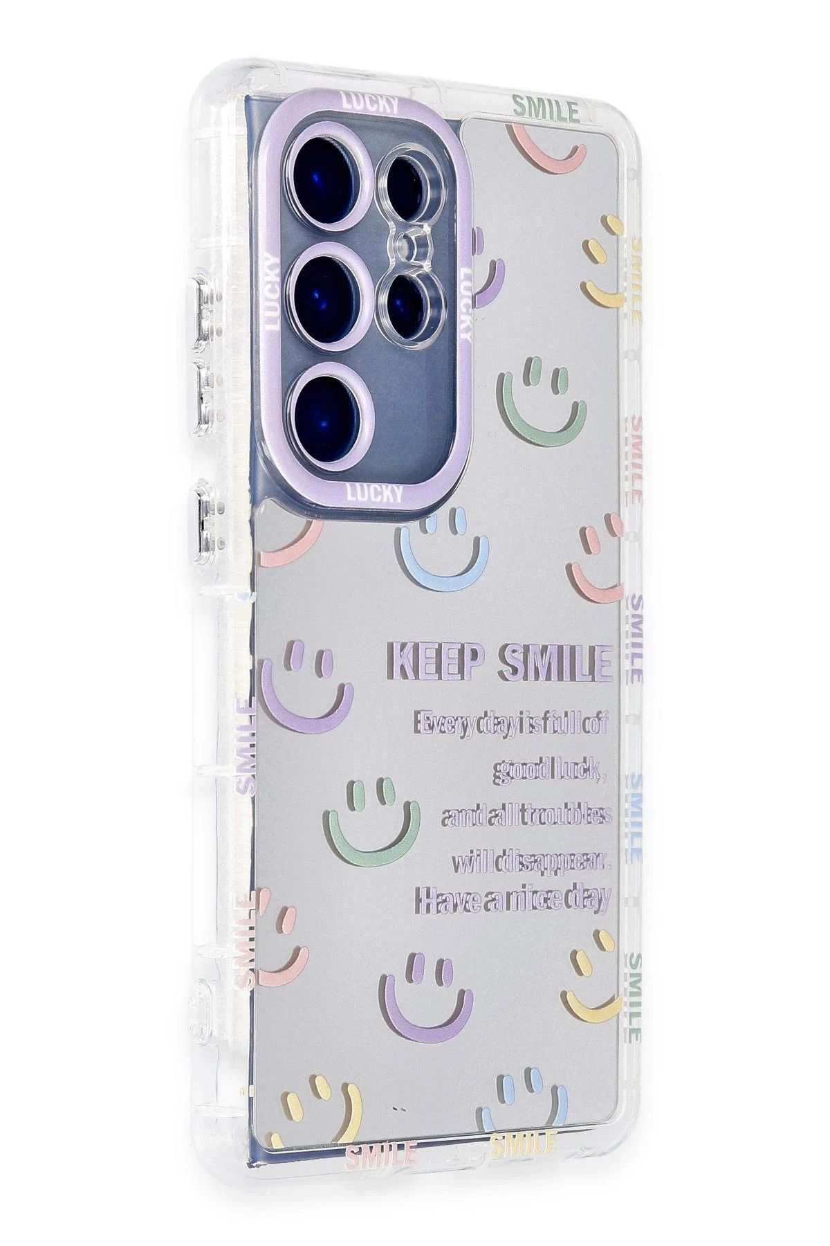 NewFace Samsung Galaxy S24 Ultra Kılıf Reflexion Desenli Kapak - Desen 2 BSTMY