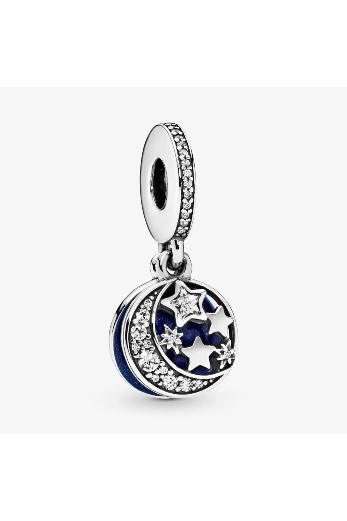 D&D Dora&Dora Dora&Dora Vintage Gökyüzü Sallantılı Charm 925 Ayar Gümüş