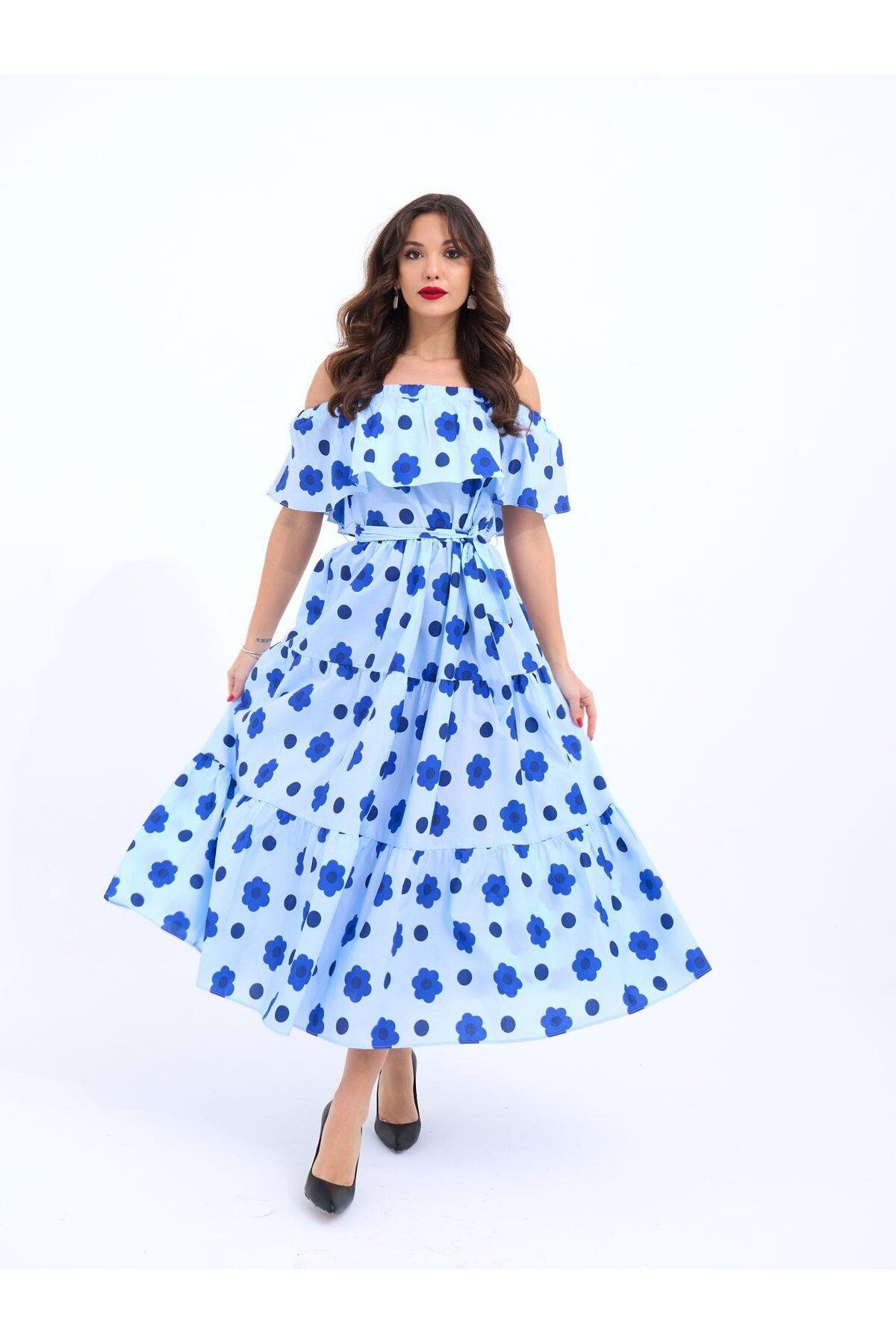 ARUZ MODA 6473 ELBİSE-TARANTO