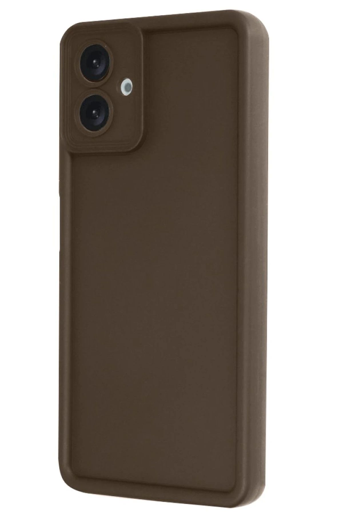 NewFace Samsung Galaxy A06 Kılıf Viera Silikon - Kahverengi BSTMY