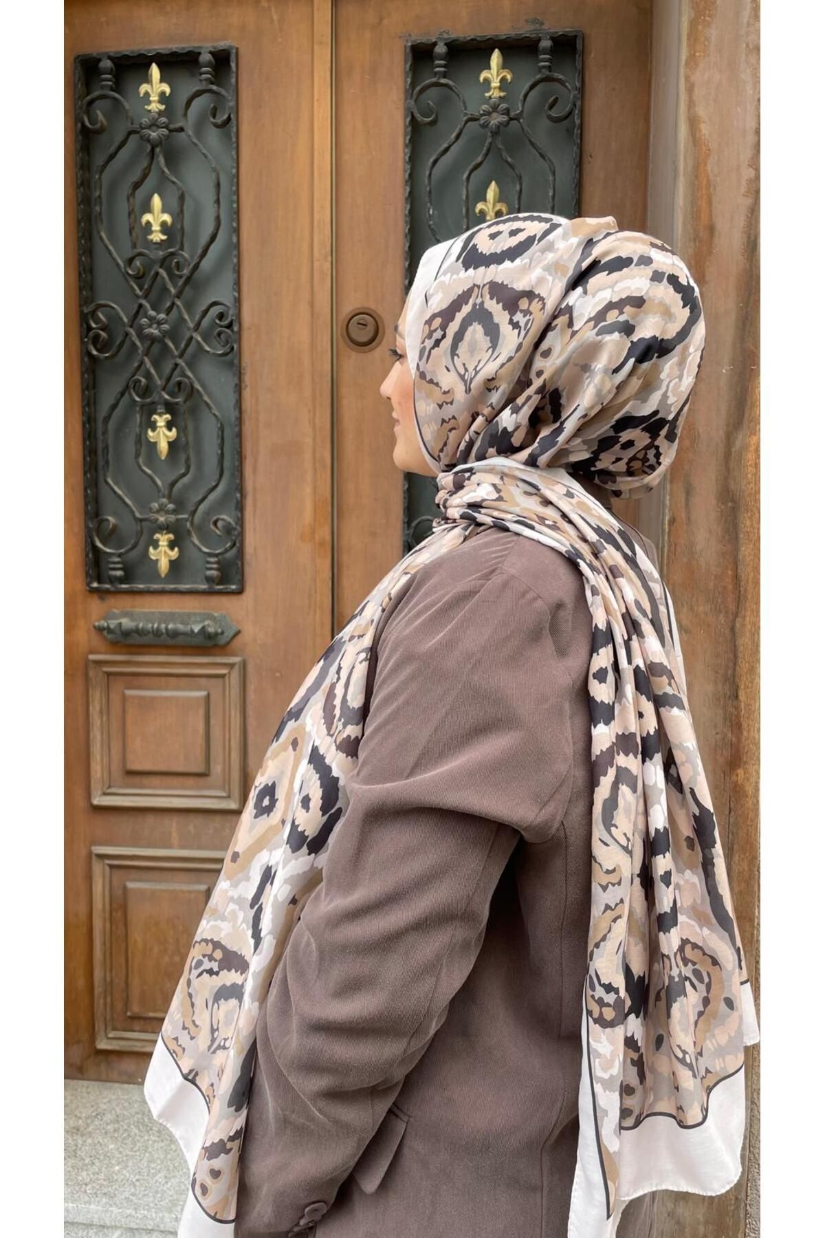 ELVİN SCARFS Etnik Desen Soft Şal