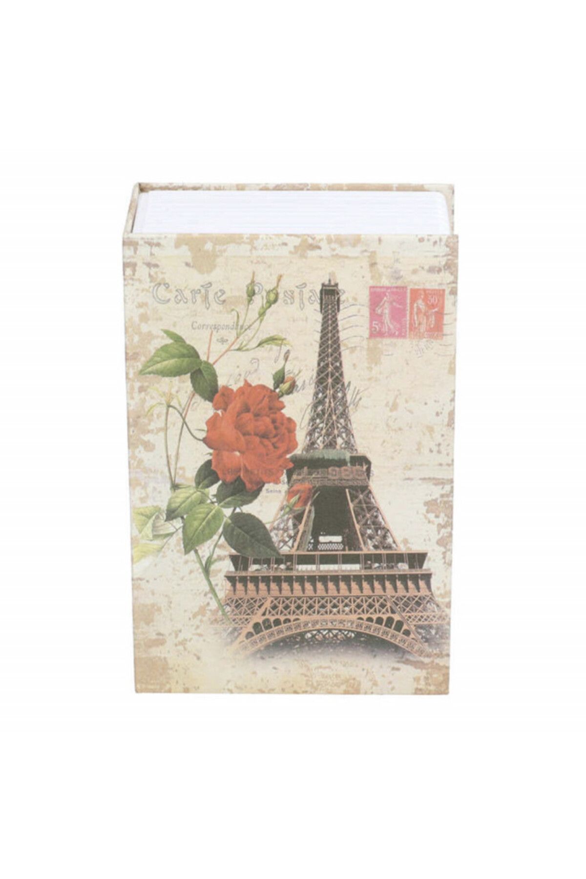 PUFO-Secret Book Safe With Key Lock, Eiffel Tower, 24 X 15 Cm 5