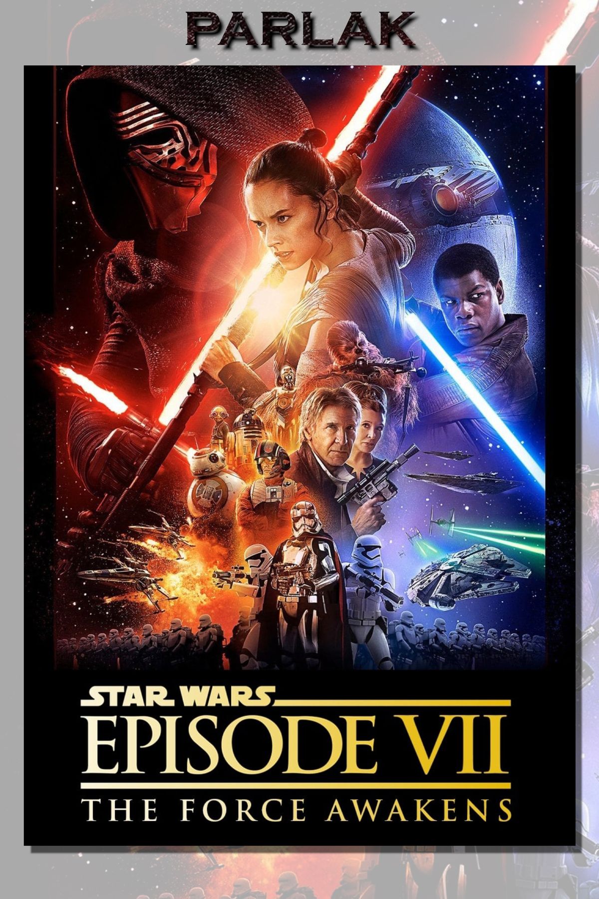 CALLWOOD Star Wars Çerçevesiz Film Tablo,Poster - Duvar Kağıdı Yüksek Kaliteli Baskı