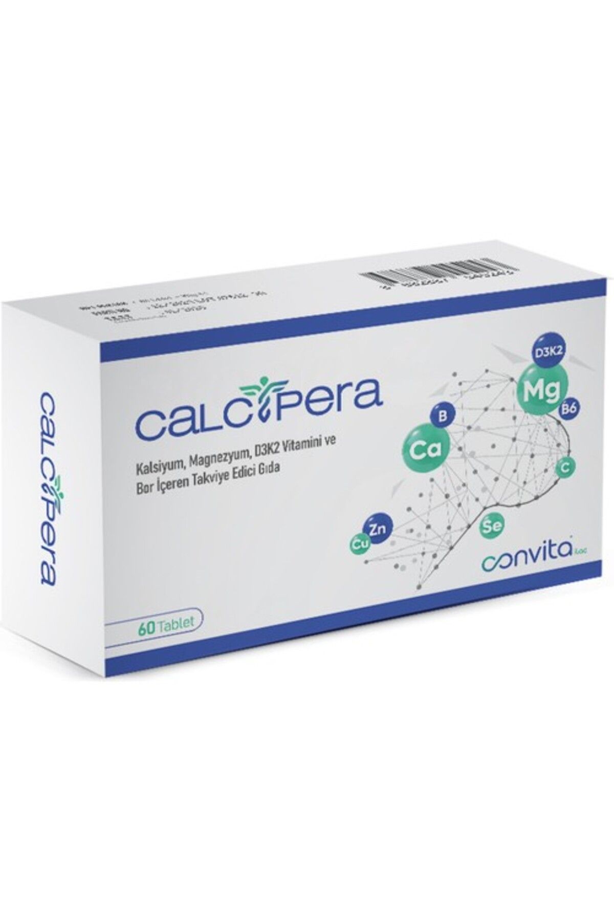 New Life Calcıpera Kalsıyum Magnezyum D3K2 60 Tb