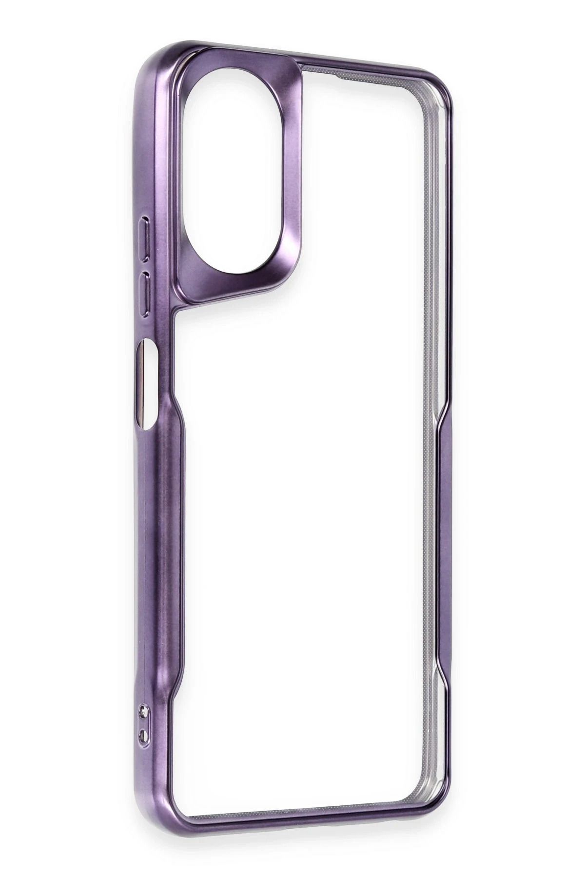 NewFace Realme 12 Lite Kılıf Boyi Silikon Kapak - Derin Mor WLZOR