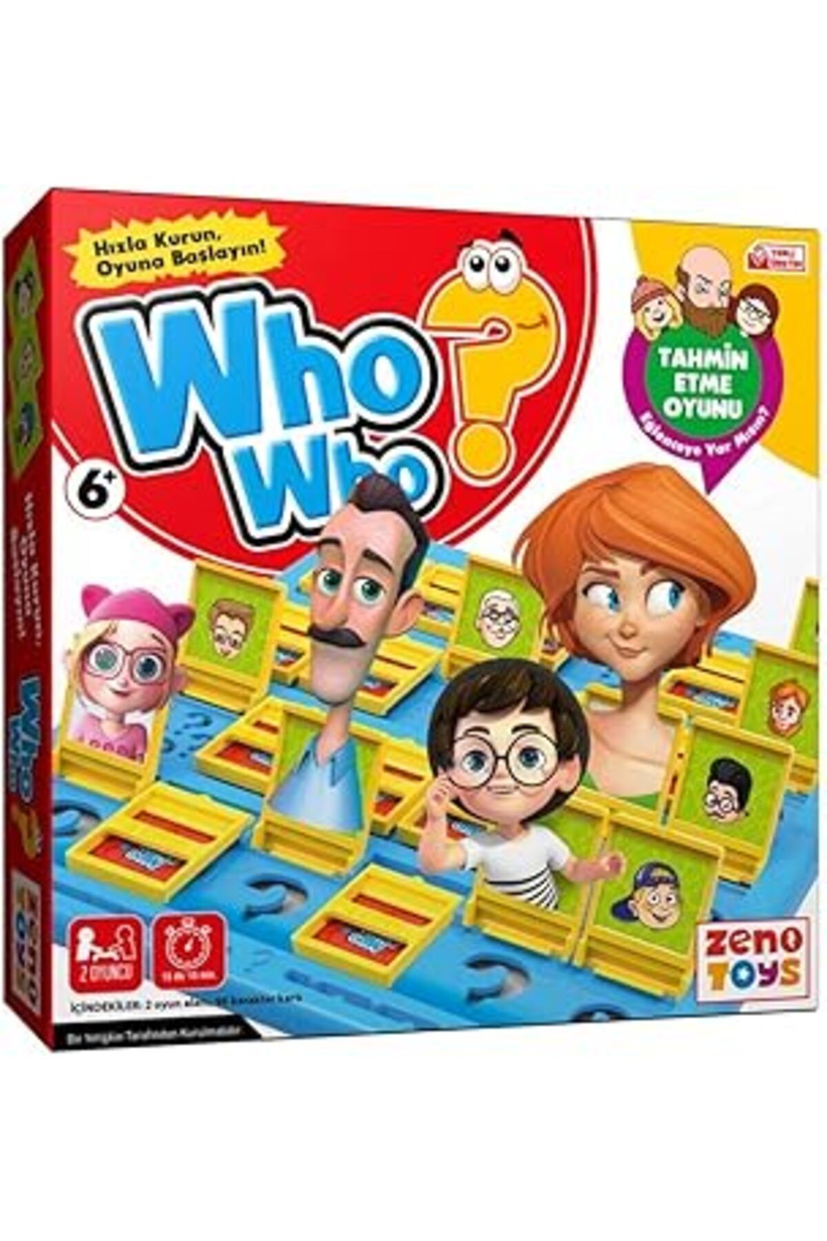 Mu Art Zeno Toys Who Who Bil Bakalım Tahmin Oyunu Zn002
