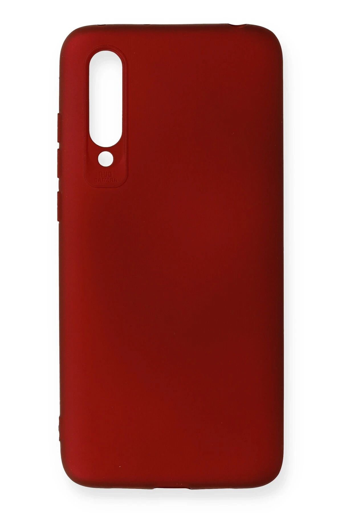 NewFace Xiaomi Mi 9 Lite Kılıf First Silikon - Bordo BSTMY