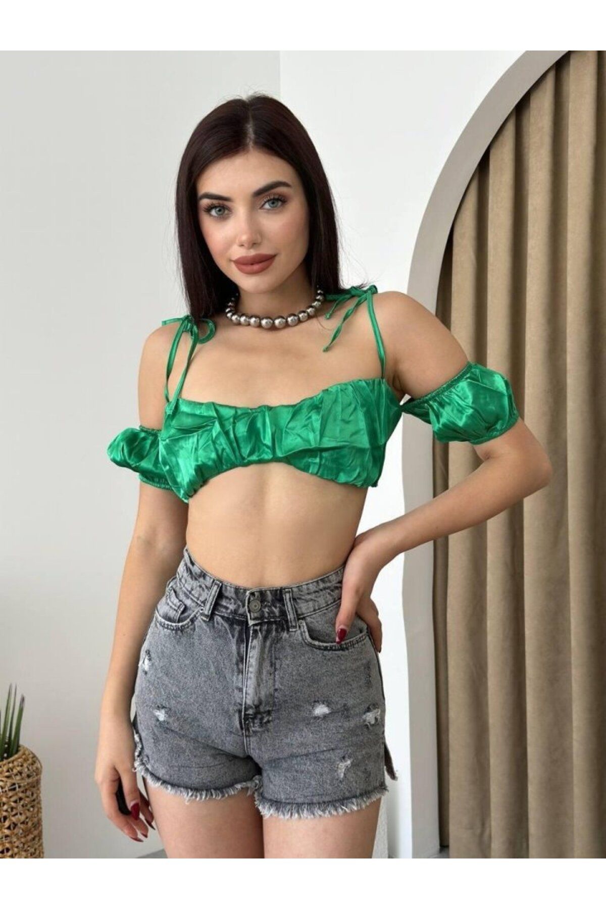 ARUZ MODA Kelsey Saten Büstiyer
