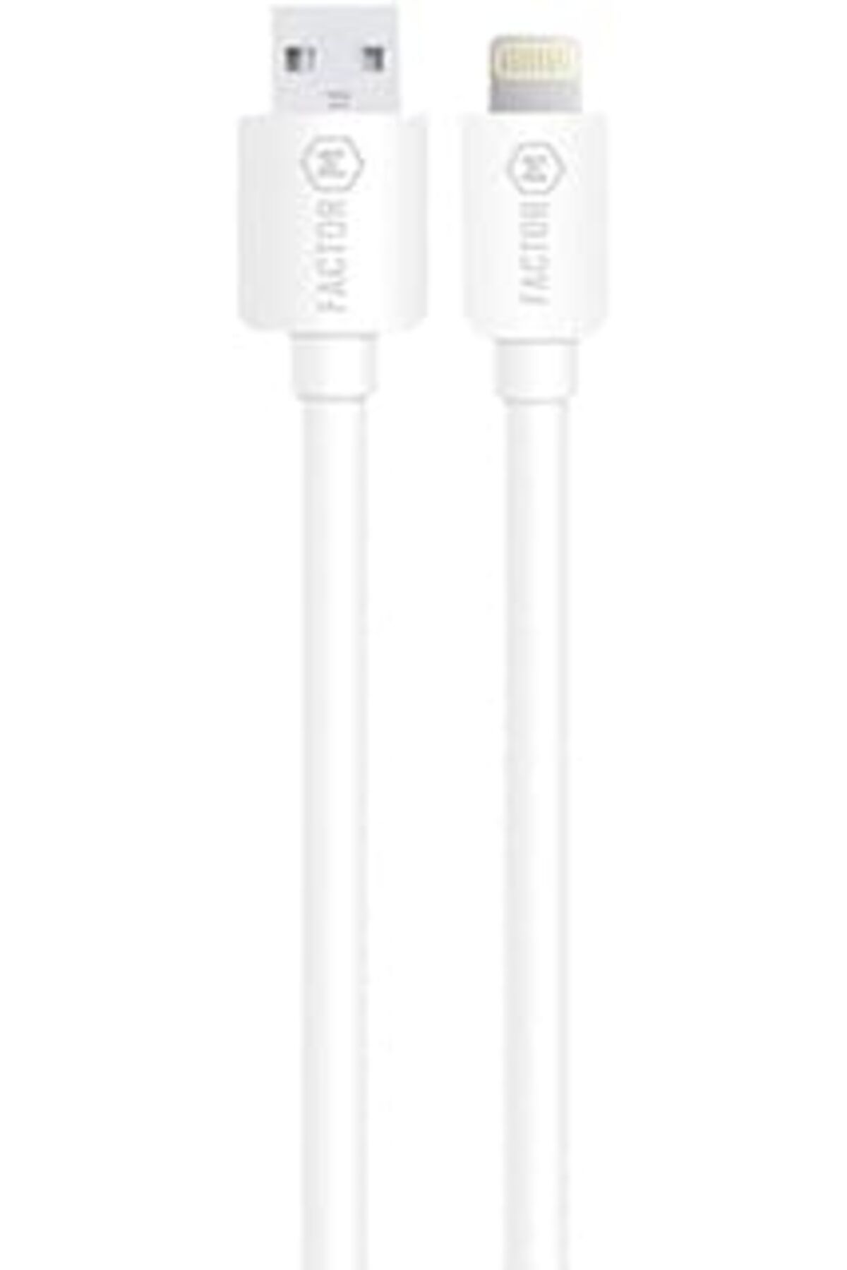 NETWORK ART Factor M Lightning Iphone Uyumlu Data Ve Şarj Kablo 2.4a 1m Beyaz (FMMDKBYZ)