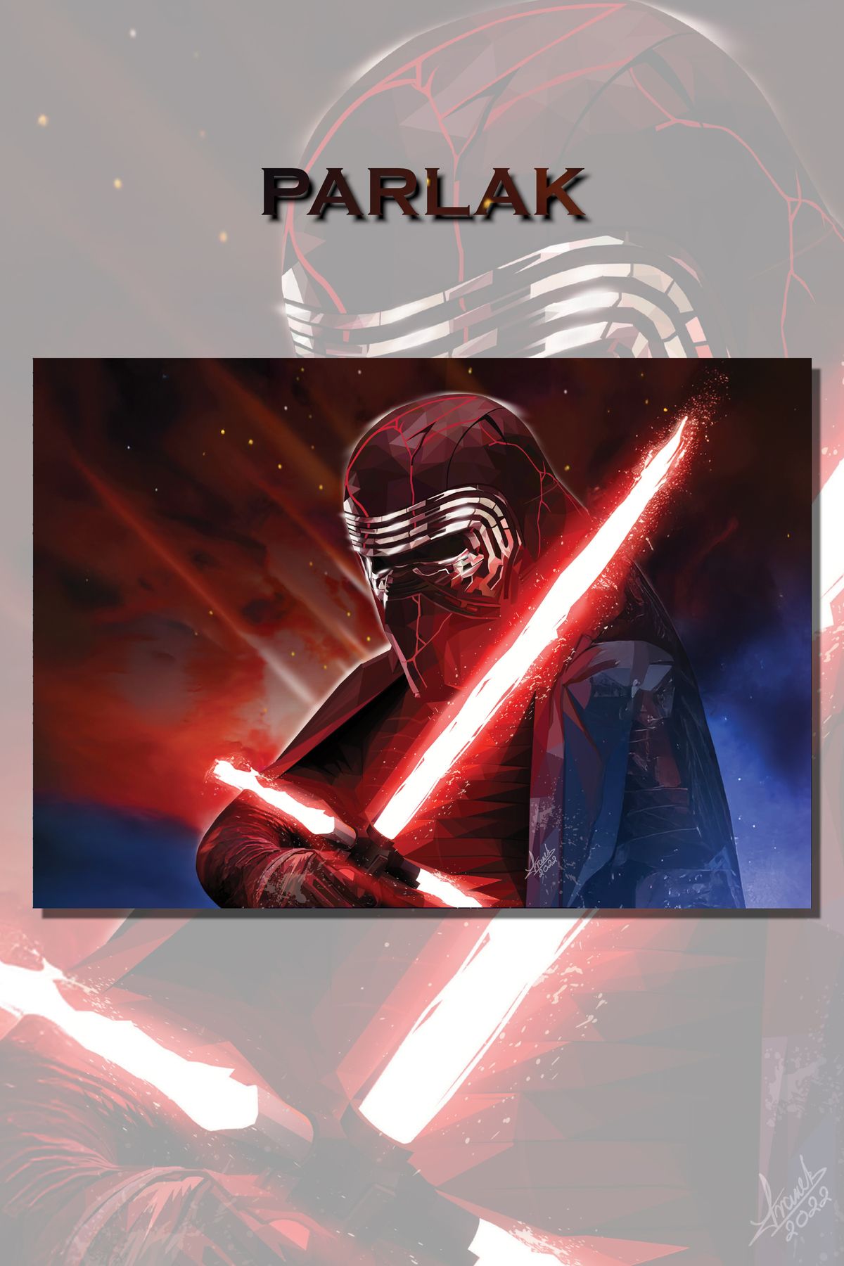 CALLWOOD Star Wars Çerçevesiz Film Tablo,Poster - Duvar Kağıdı Yüksek Kaliteli Baskı