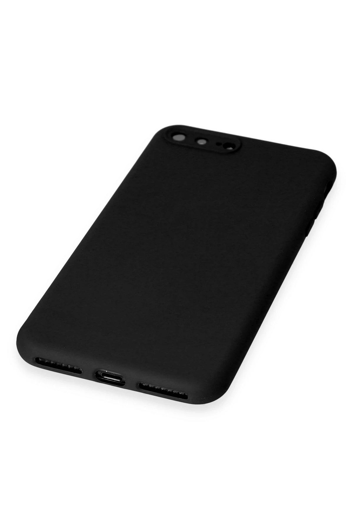 NewFace iPhone 7 Plus Kılıf First Silikon - Siyah BSTMY