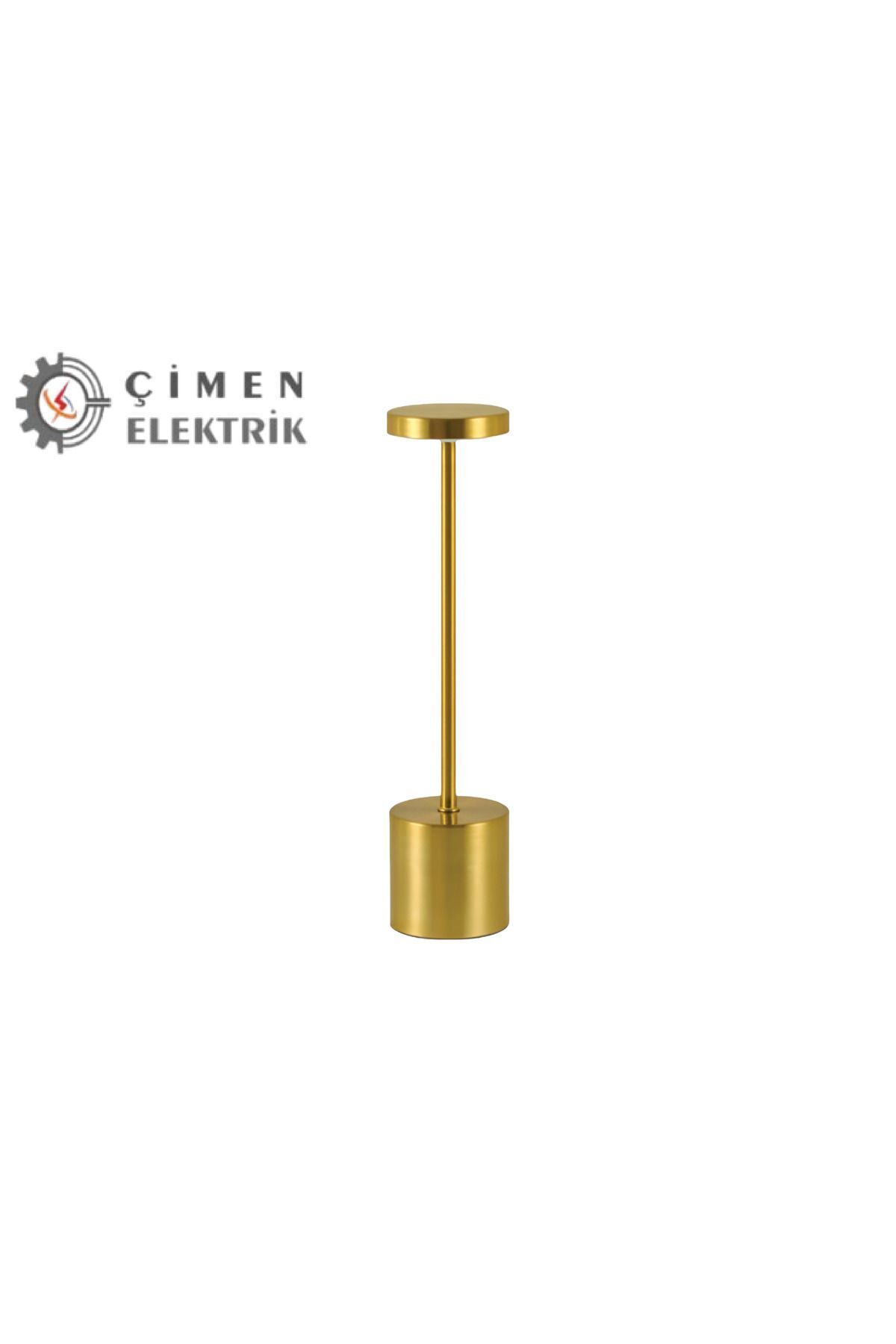 Noas Yl86 1237 Midilli Şarjlı Gold Masa Lambası 3 Renk