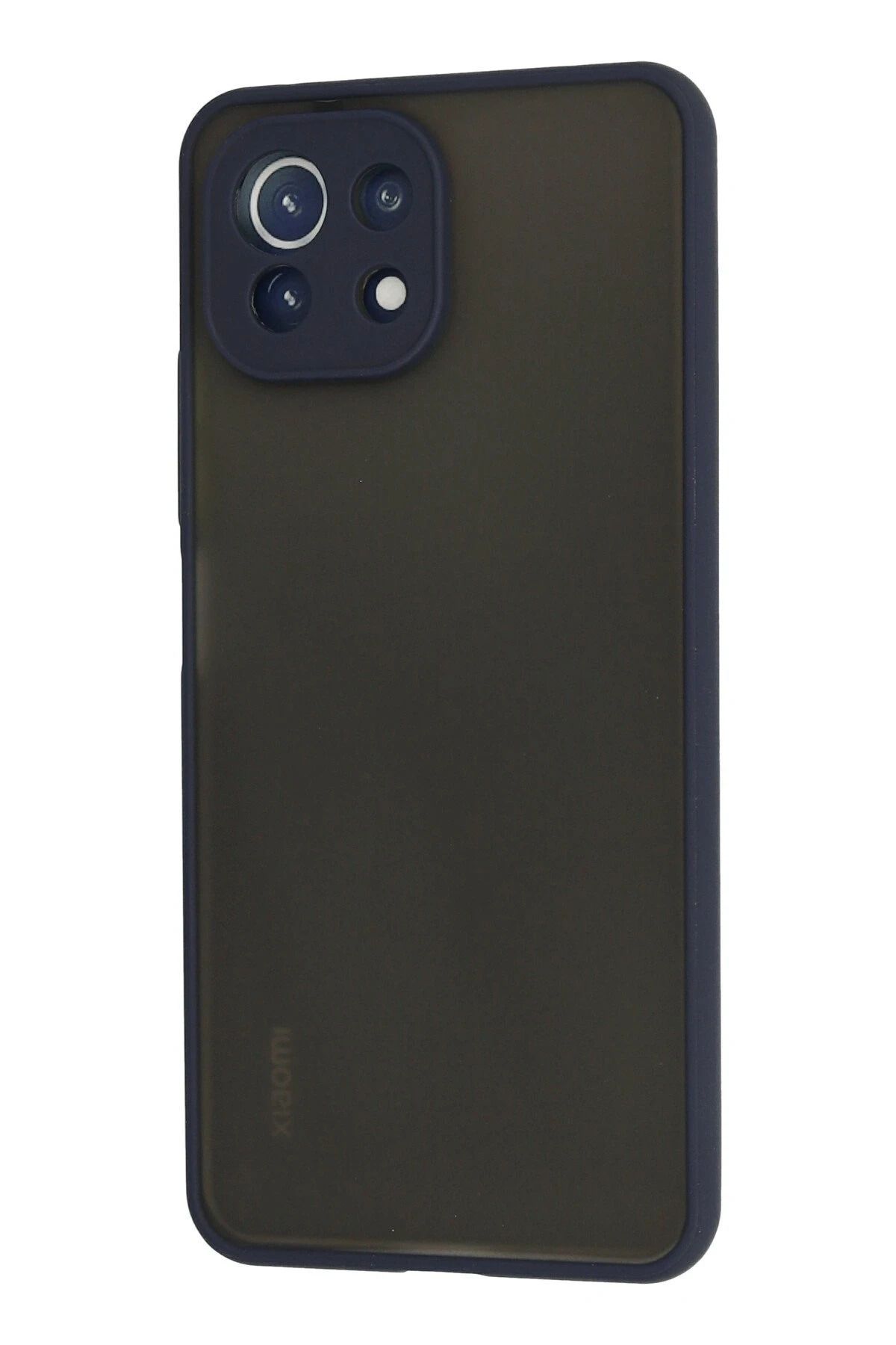 NewFace Xiaomi Mİ 11 Lite Kılıf Montreal Silikon Kapak - Lacivert BSTMY