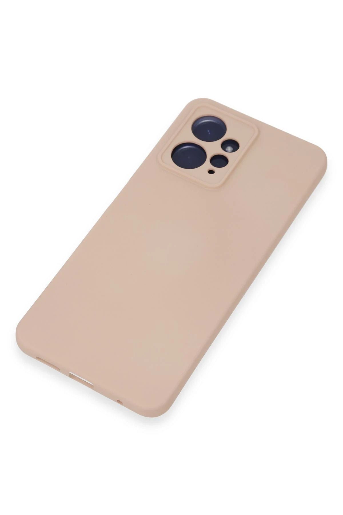 NewFace Xiaomi Redmi Note 12 4G Kılıf Nano içi Kadife Silikon - Pudra uyumlu
