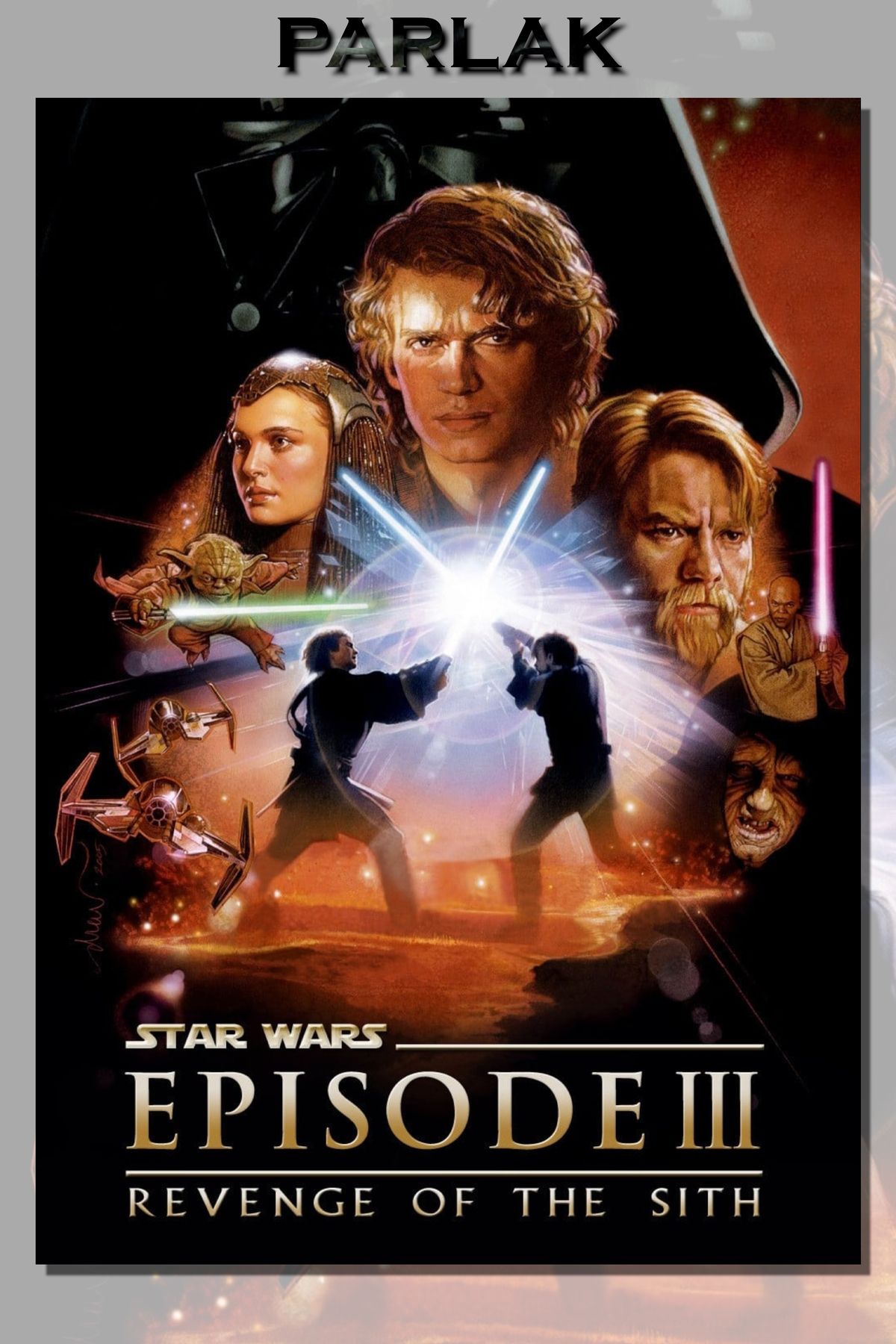 CALLWOOD Star Wars Çerçevesiz Film Tablo,Poster - Duvar Kağıdı Yüksek Kaliteli Baskı