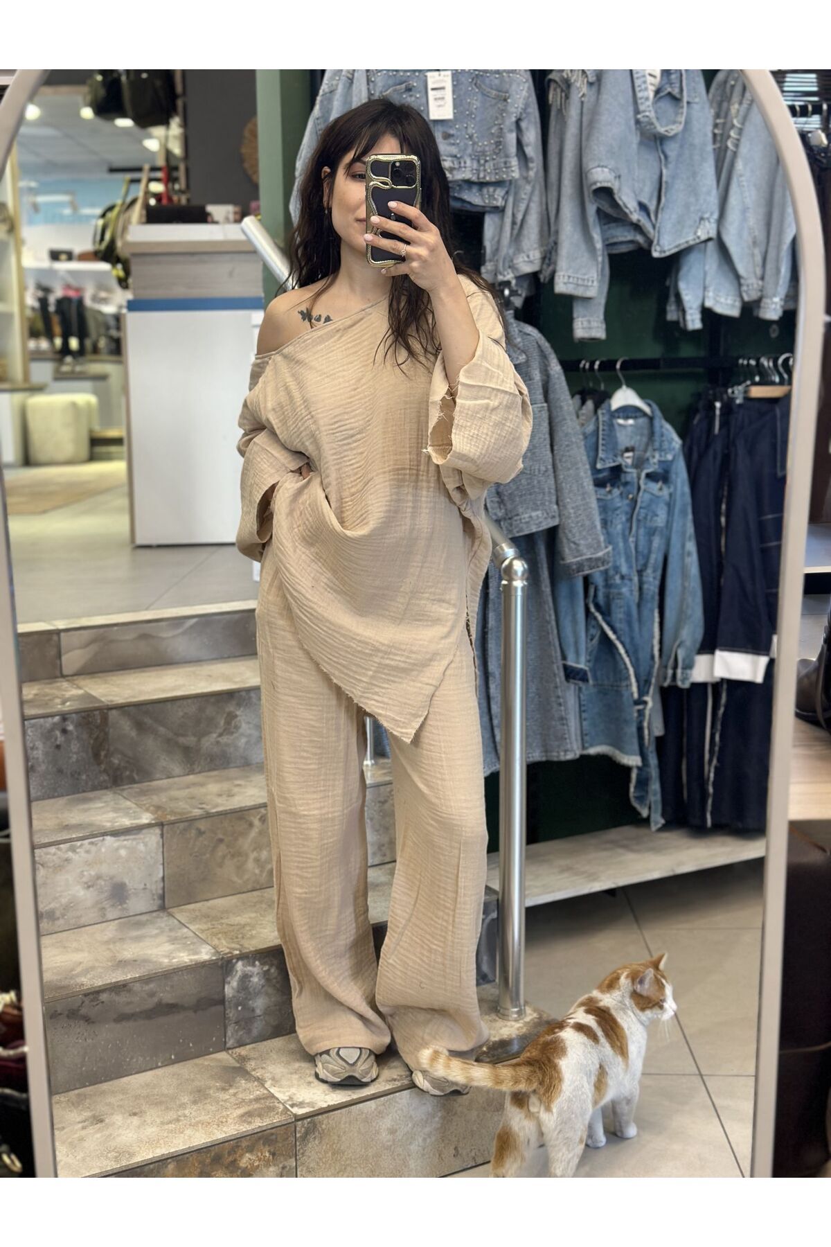 İstanbul Oversize Müslin Takim