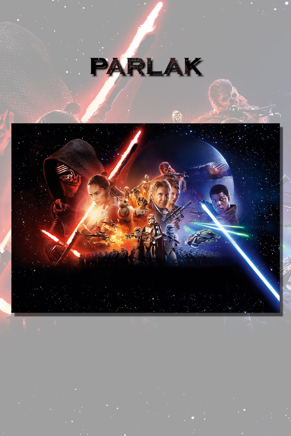 CALLWOOD Star Wars Çerçevesiz Film Tablo,Poster - Duvar Kağıdı Yüksek Kaliteli Baskı