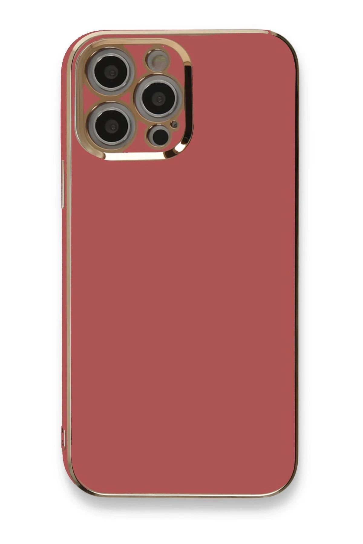 NewFace iPhone 12 Pro Kılıf Volet Silikon - Kırmızı SVLRS
