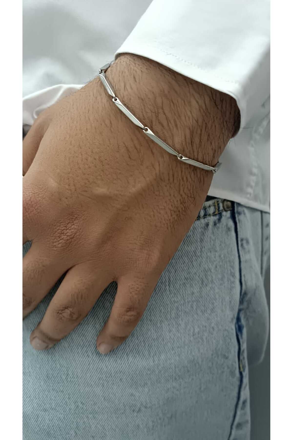 shop Çelik Kararma Yapmaz Bakla Model Hydrib Erkek Bileklik