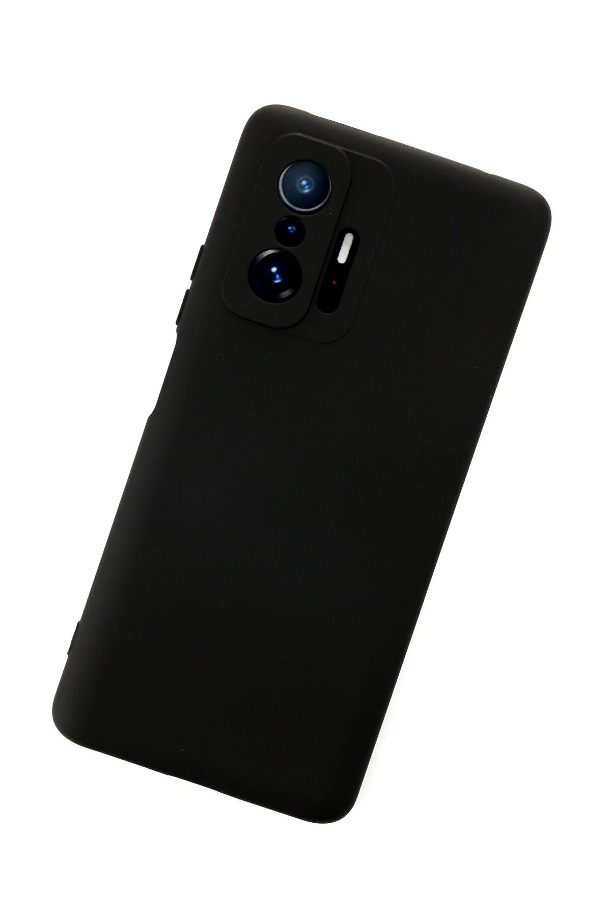 NewFace Xiaomi Mi 11T Pro Kılıf Nano içi Kadife Silikon - Siyah BSTMY