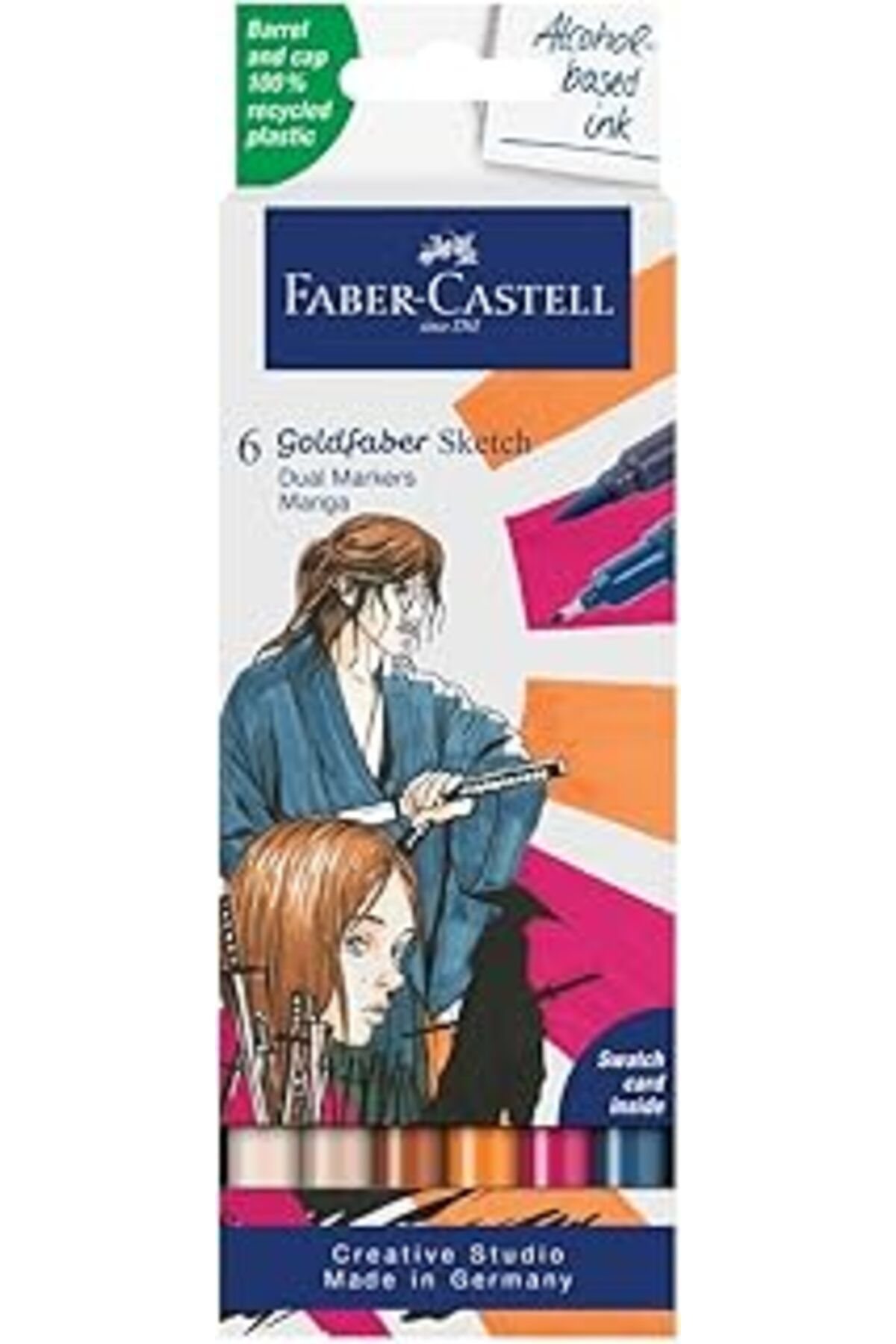 TBSProjects Faber-Castell Gofa Sketch Markör Manga 6X