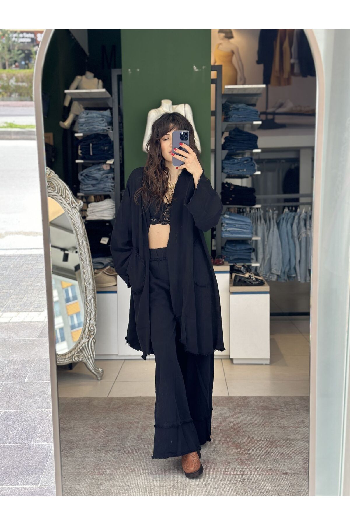 İstanbul Gabardin Kimono Takim
