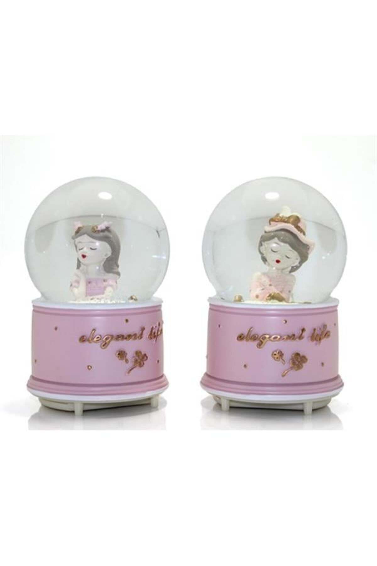 TBSProjects Kar Küresi Işıklı Müzikli 13 Cm No 2