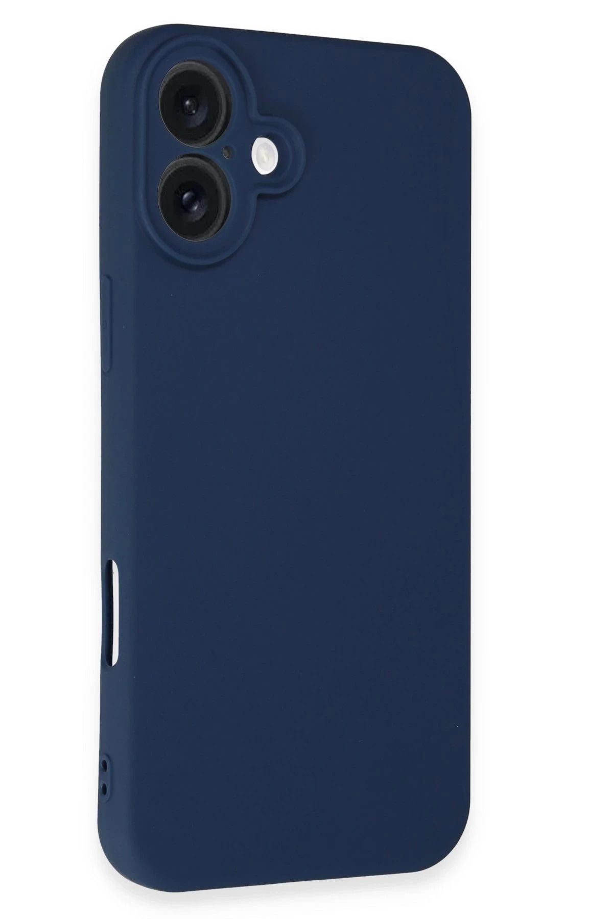 NewFace iPhone 16 Kılıf First Silikon - Lacivert BSTMY
