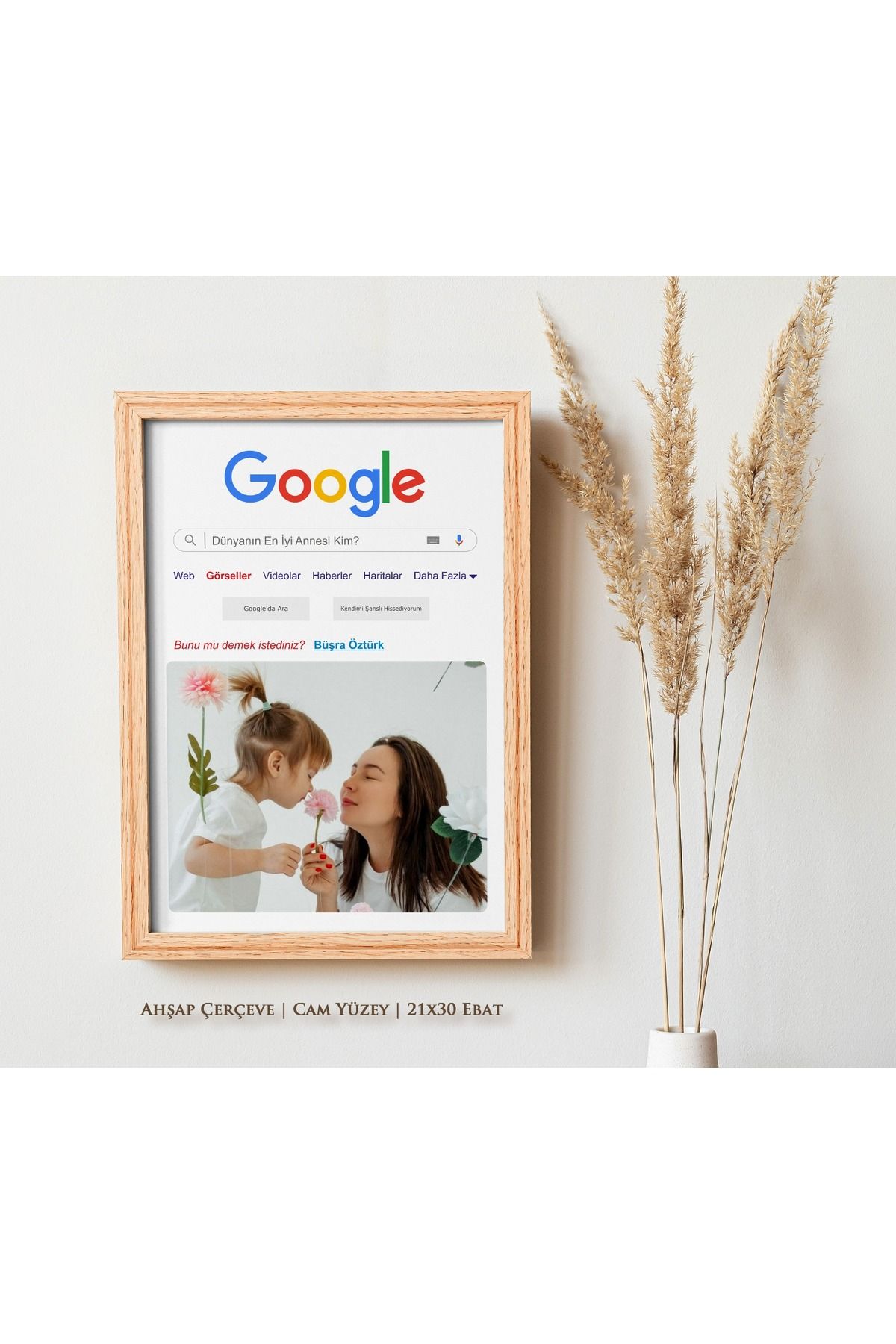 Minialbüm Anneler Günü Hediyesi, Google Çerçevesi, Yıl Dönümü Hediyesi, Kişiye Özel Hediye, Fotoğraflı Hediye