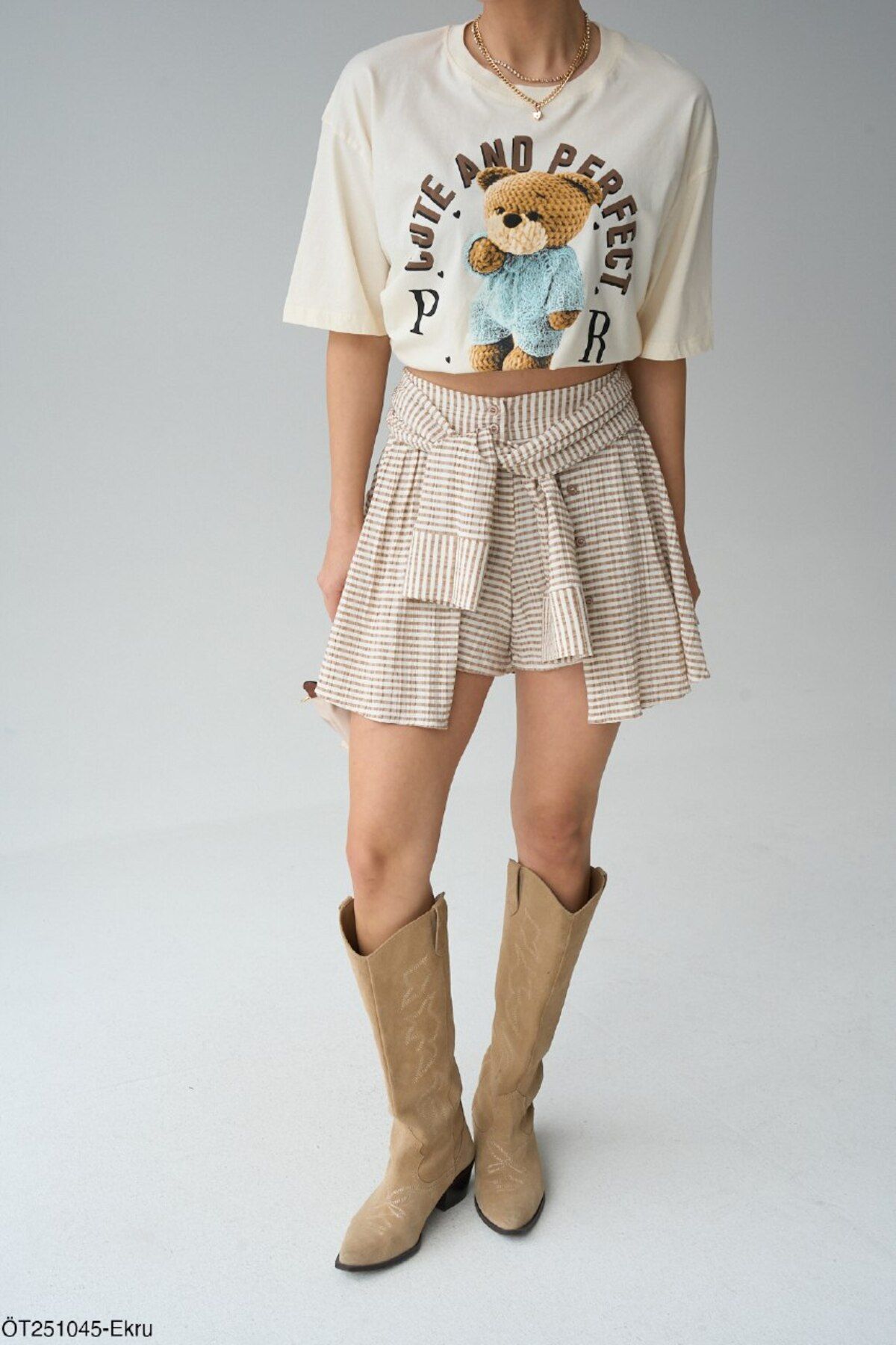 Aten Kadın Teddy Bear T-shirt