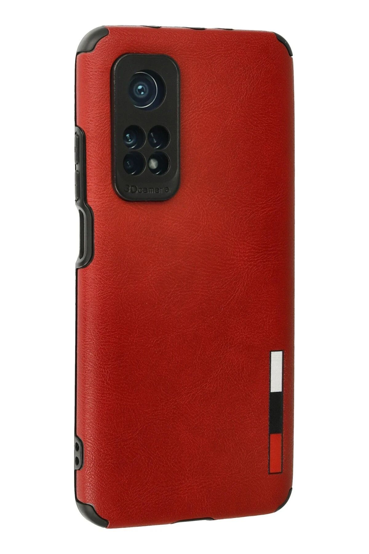 NewFace Xiaomi Mi 10T Kılıf Loop Deri Silikon - Kırmızı BSTMY