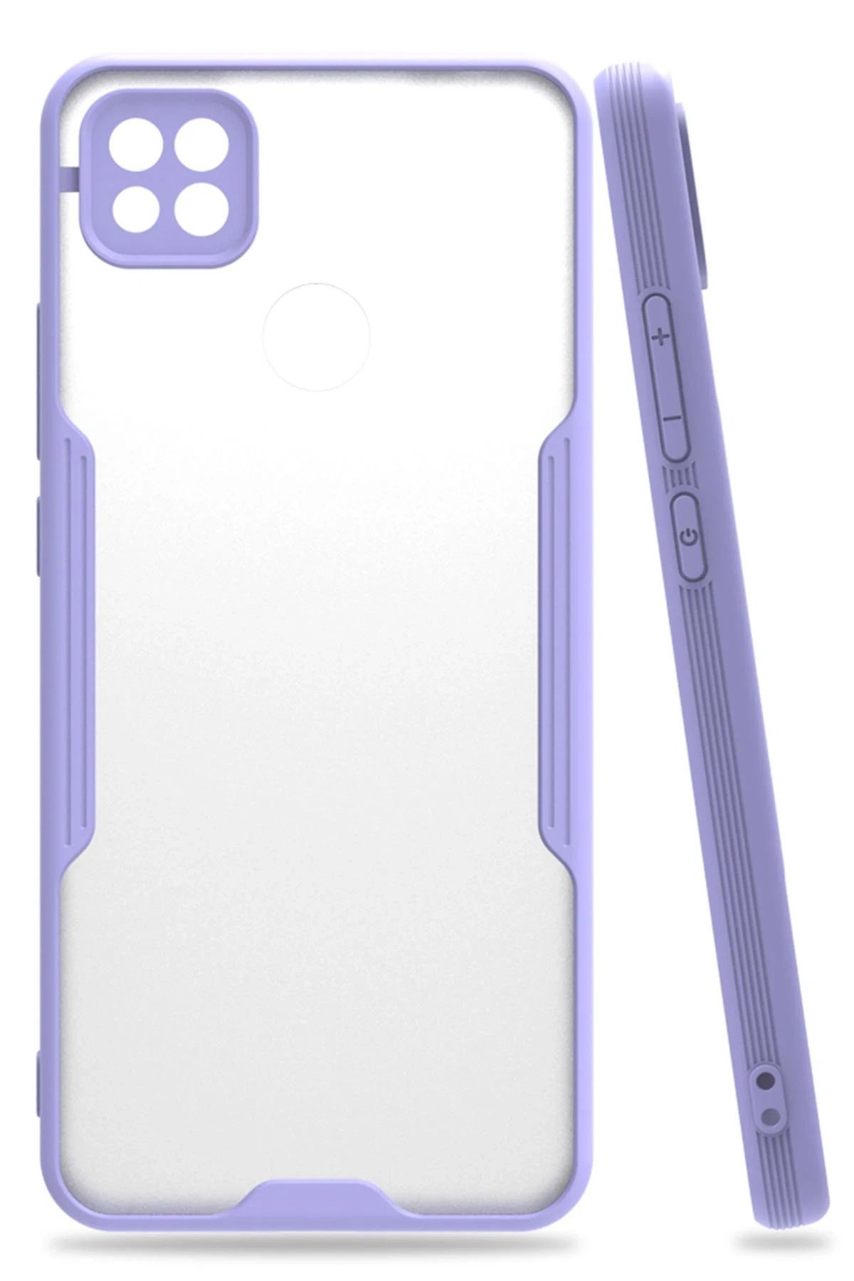 NewFace Xiaomi Redmi 9C Kılıf Platin Silikon - Lila BSTMY