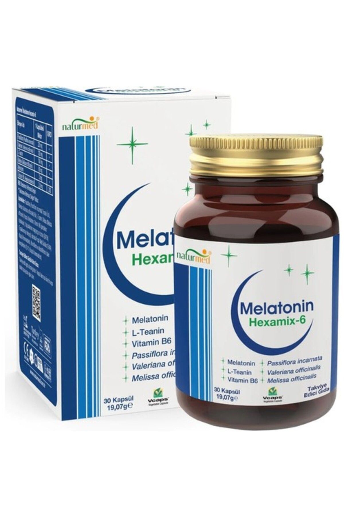 NATURMED Melatonın Hexamıx-6 30 Kapsul