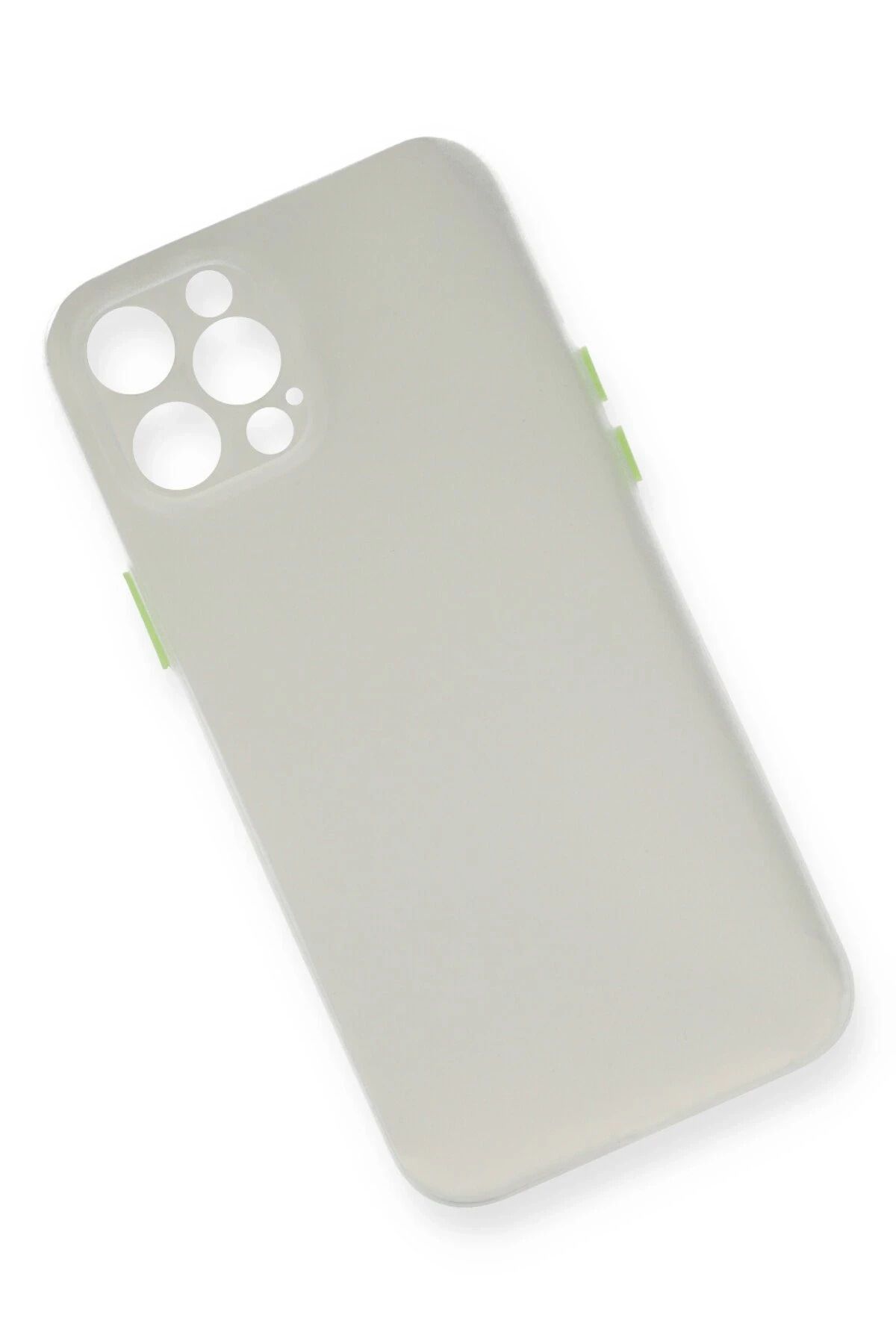 NewFace iPhone 12 Pro Kılıf PP Ultra İnce Kapak - Beyaz BSTMY