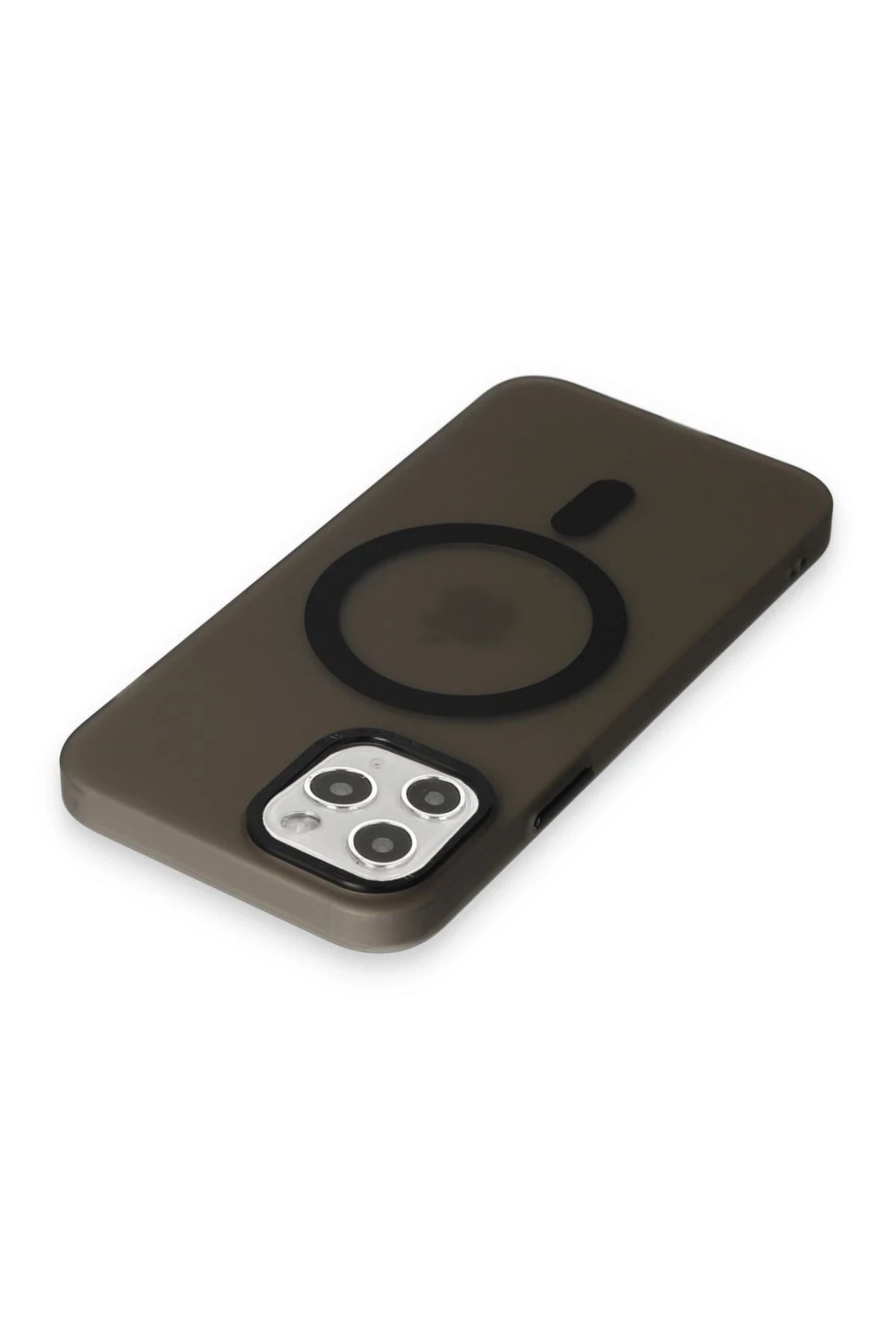 NewFace iPhone 11 Pro Max Kılıf Lodos Magneticsafe Mat Kapak - Siyah BSTMY