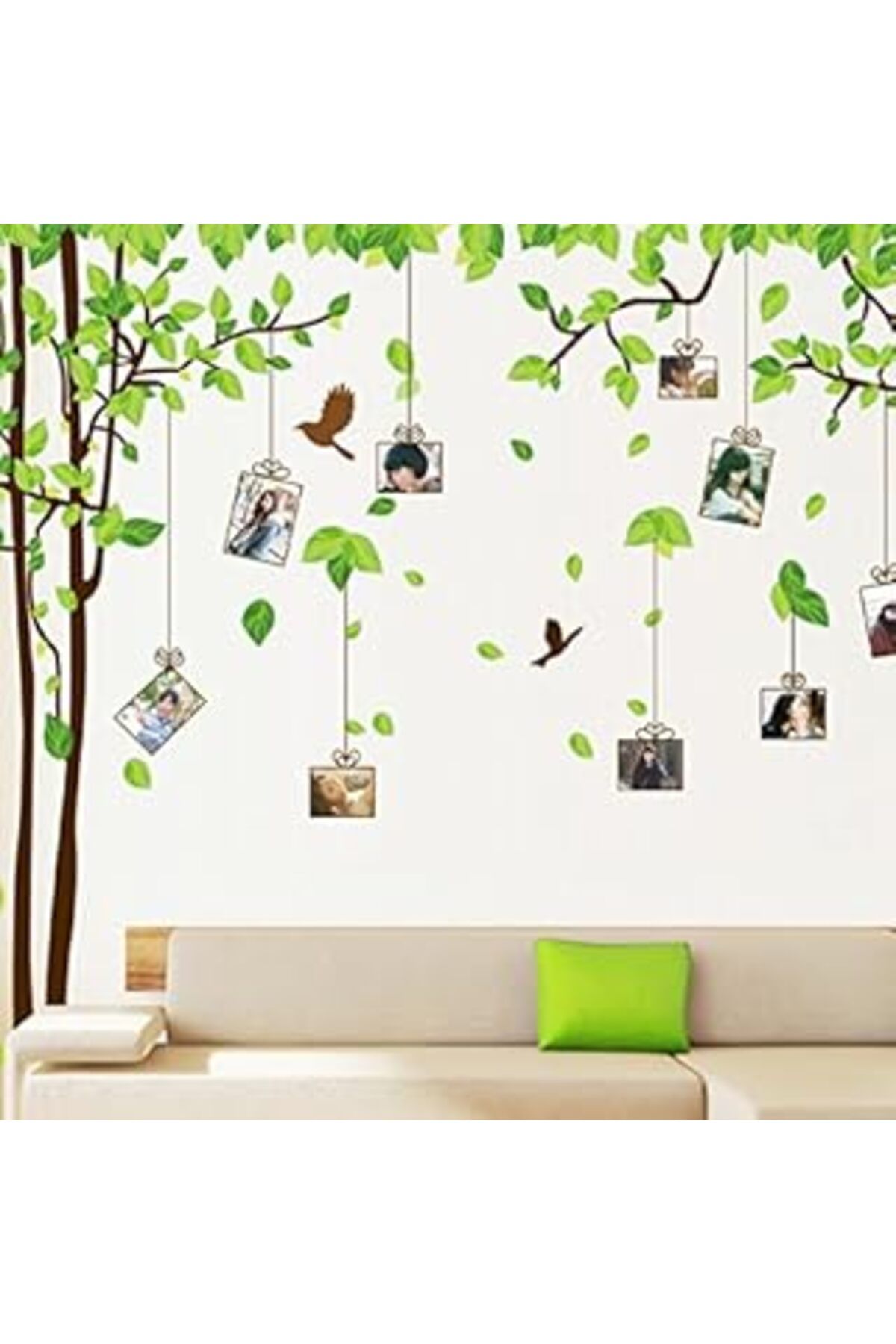 robotrend Crystal Kids Fotoğraf Resim Çerçeveli Dev Boyutlu Xl Ev Salon Dekorasyonu Pvc Duvar Sticker Dekor Ç