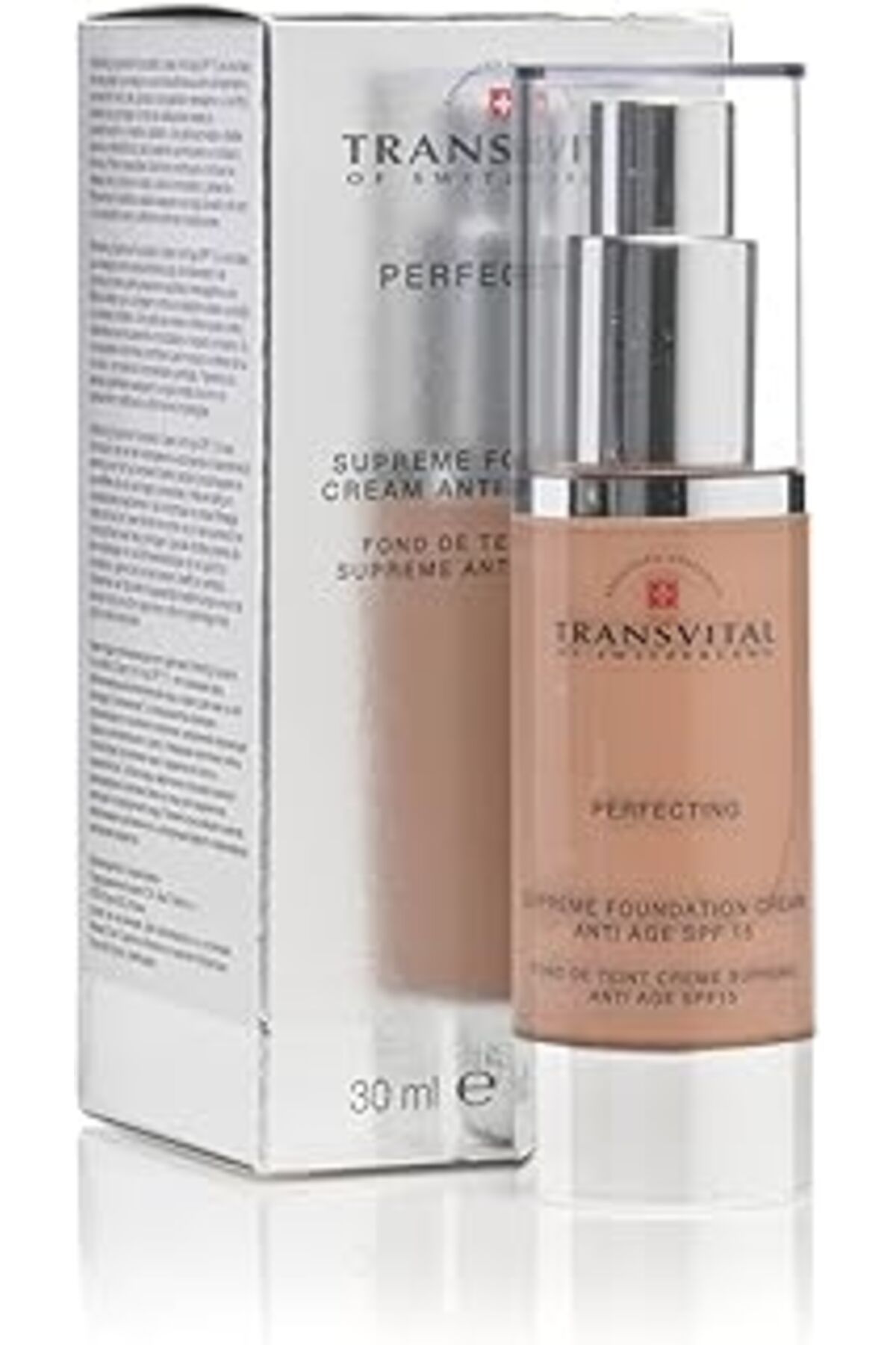 Mu Art Ahşap Transvital Fondöten Perfectıng Cream Anti Age Spf15 Nat Bronze 30Ml