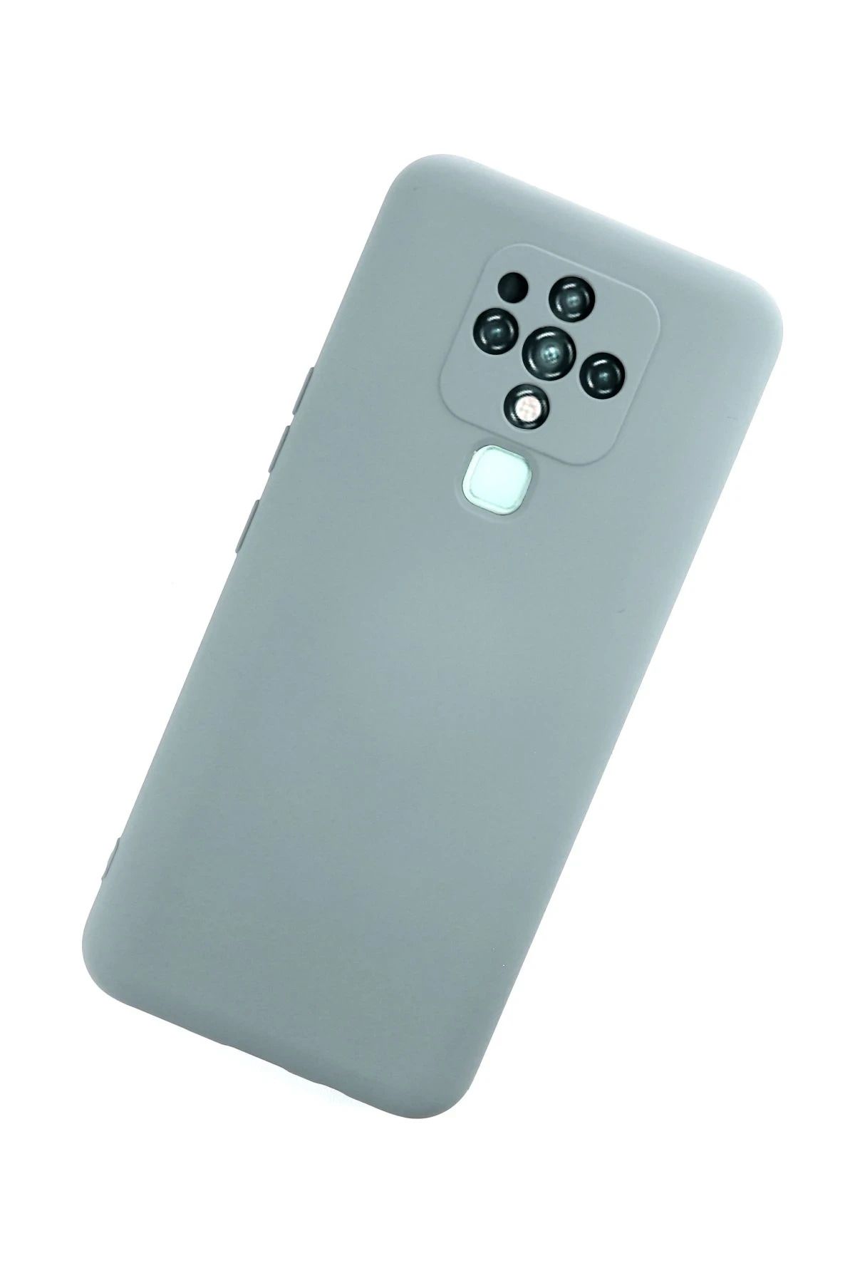 NewFace Tecno Camon 16 uyumlu Kılıf Nano içi Kadife Silikon - Buz Mavisi SVLRS