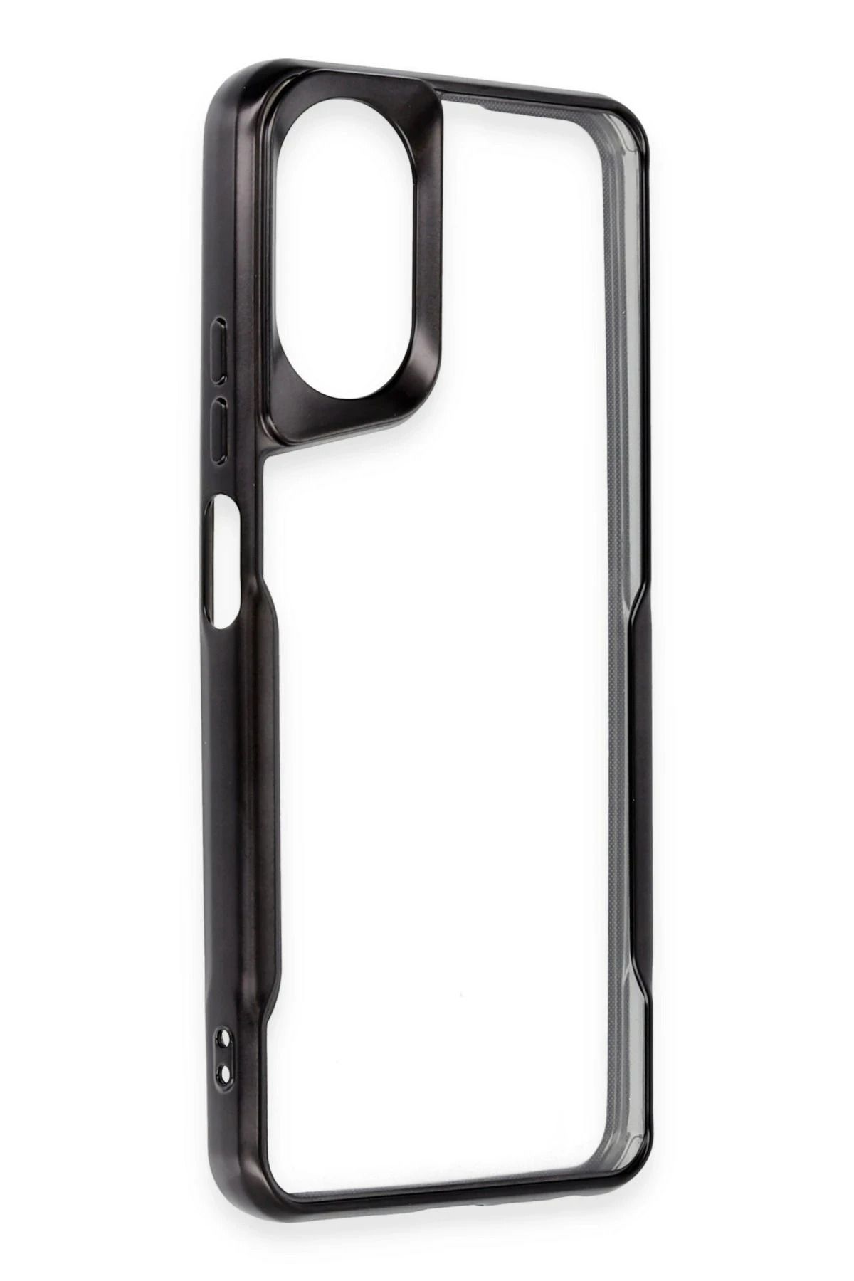 NewFace Realme 12 Lite Kılıf Boyi Silikon Kapak - Siyah SVLRS